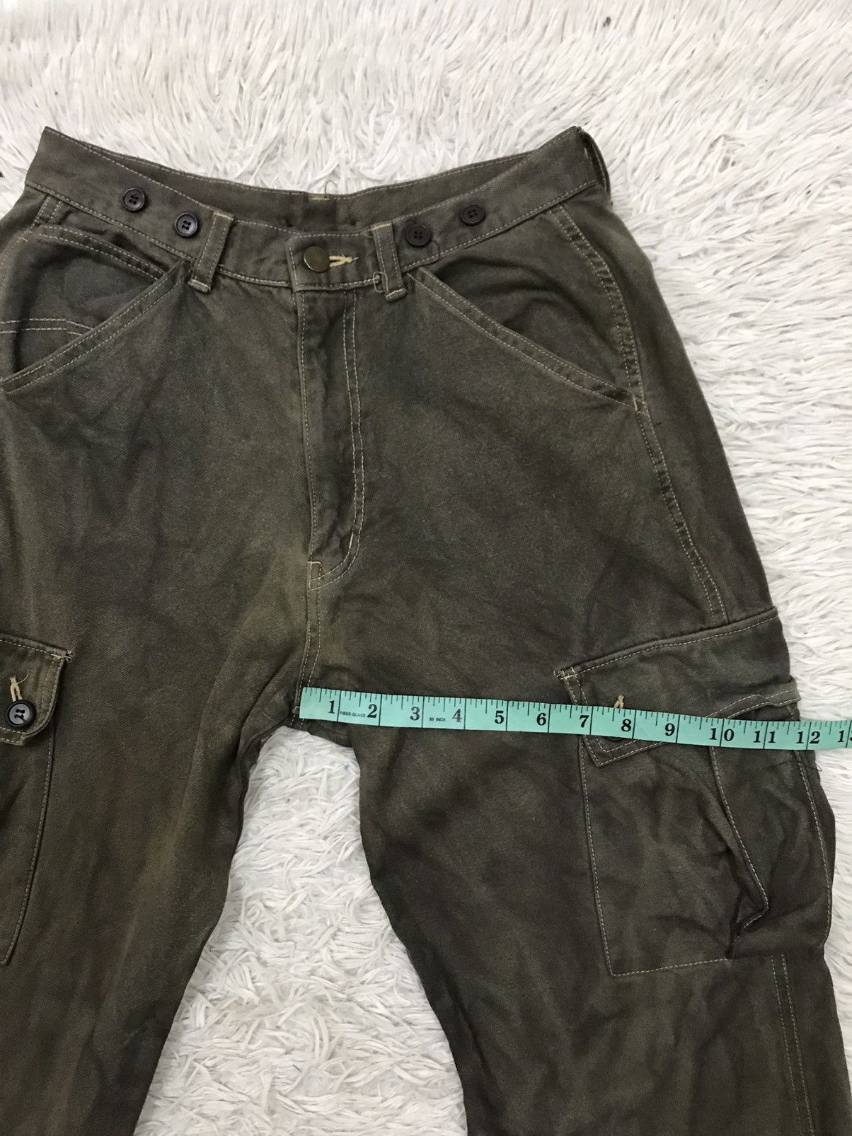 Japanese Brand UNBRANDED CARGO MULTIPOCKET PANTS Size US 26 / EU 42 - 15 Thumbnail