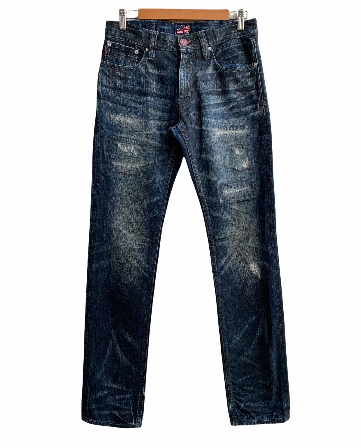 Japanese Brand Rupert Distressed Denim Jeans