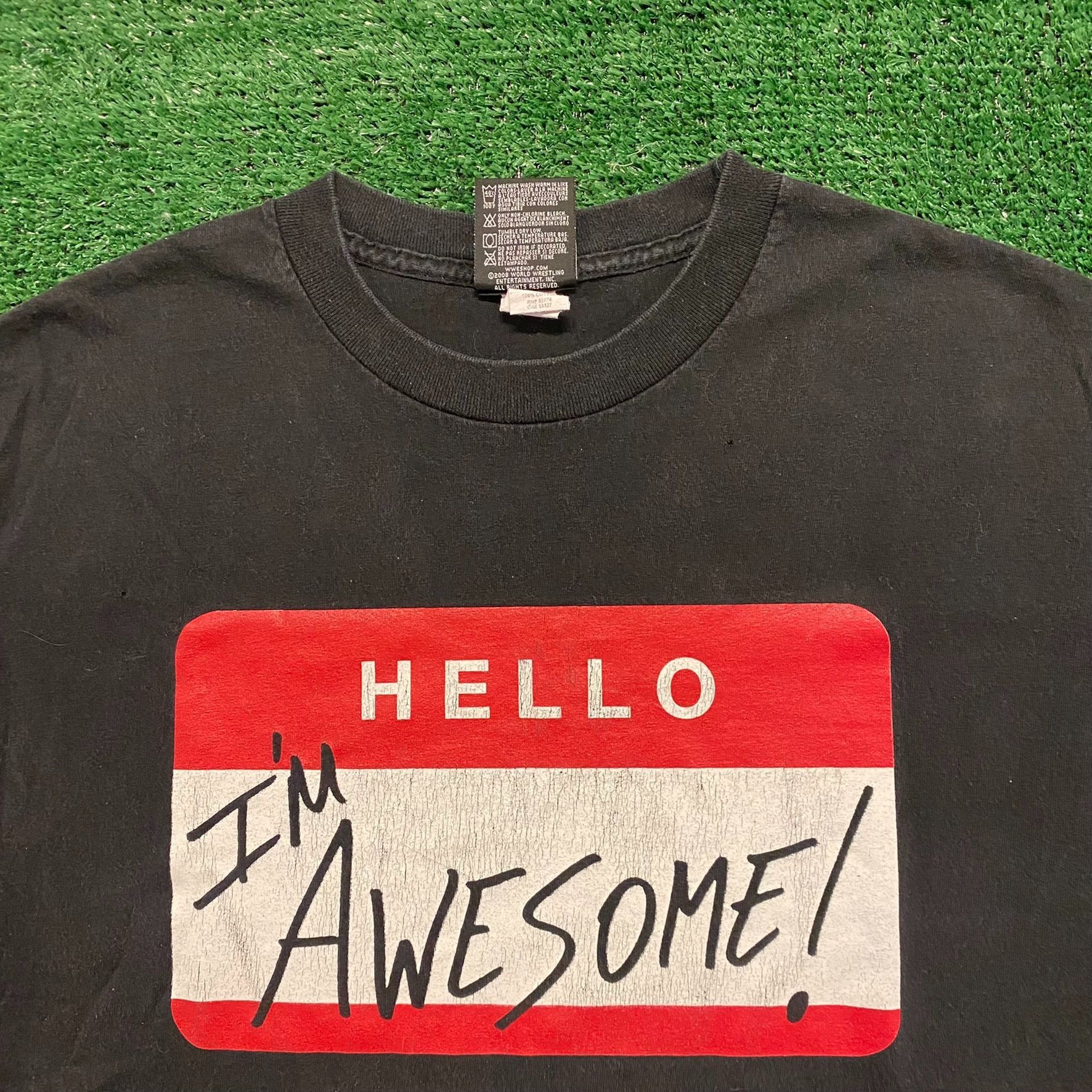 WWE WWE Awesome Name Tag Miz Vintage Wrestling T-Shirt Size US L / EU 52-54 / 3 - 2 Thumbnail