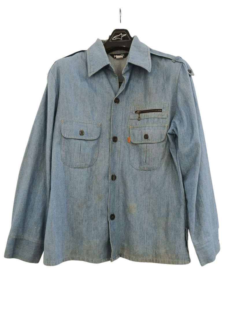 Levi's × Levi's Vintage Clothing × Vintage Vintage 70's Levi's Orange Tab Button-ups Shirt Size US L / EU 52-54 / 3 - 1 Thumbnail