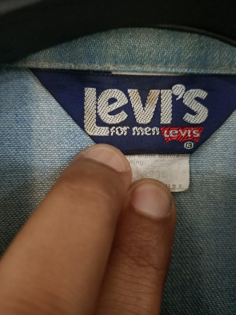 Levi's × Levi's Vintage Clothing × Vintage Vintage 70's Levi's Orange Tab Button-ups Shirt Size US L / EU 52-54 / 3 - 9 Thumbnail