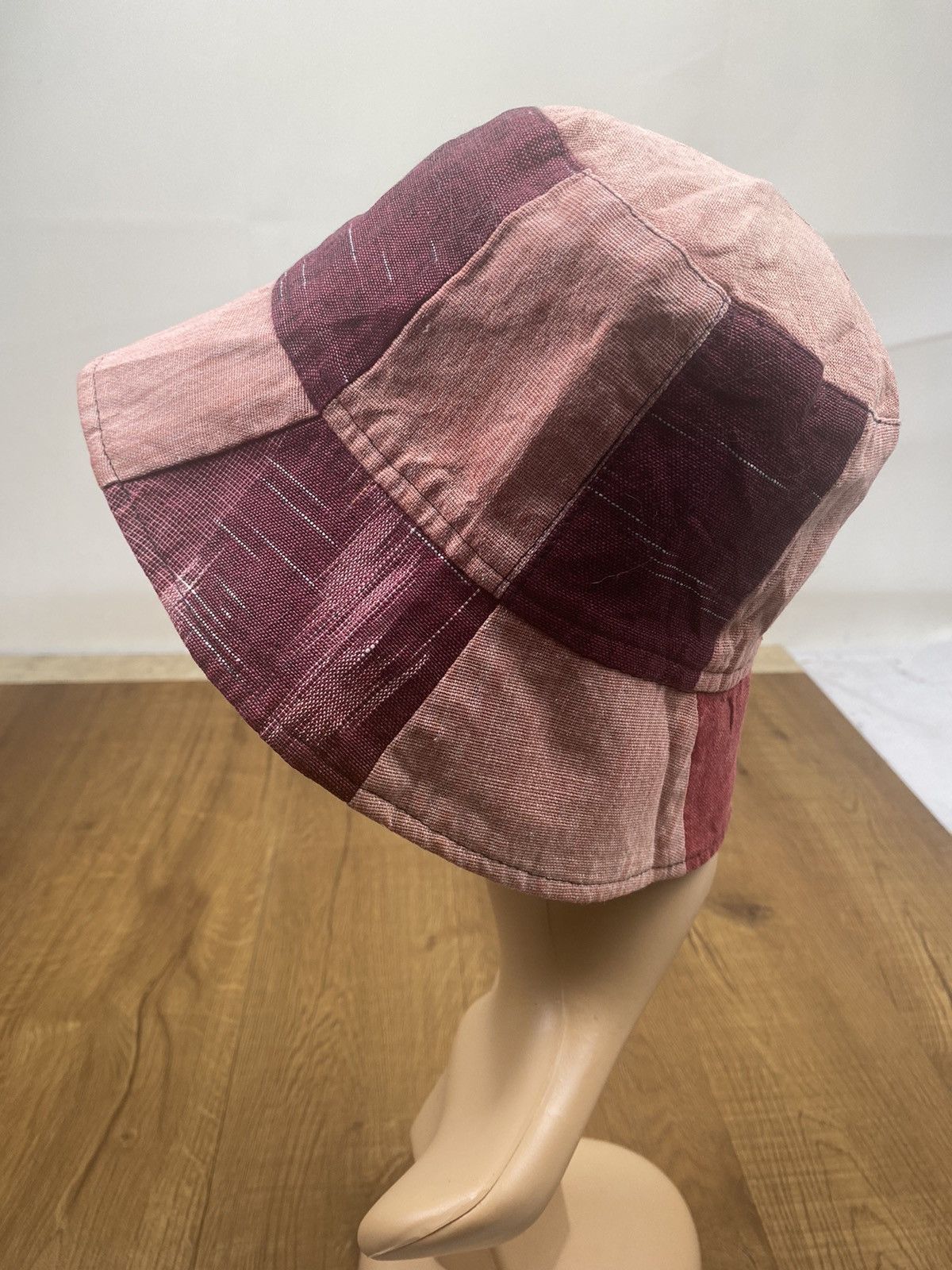 Vintage Vintage Patchwork Bucket Hat Size ONE SIZE - 4 Thumbnail