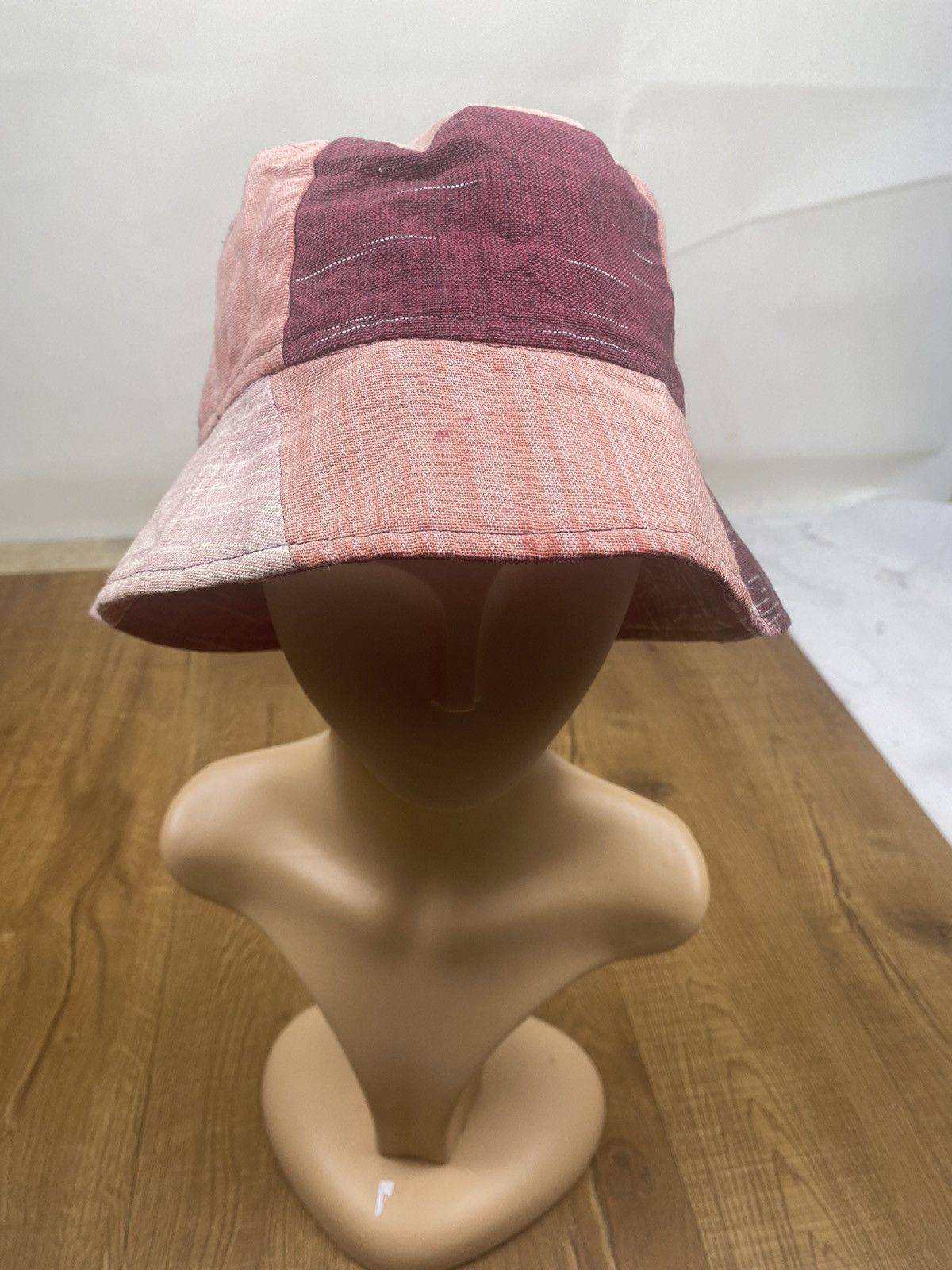 Vintage Vintage Patchwork Bucket Hat Size ONE SIZE - 1 Thumbnail