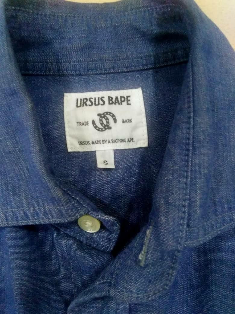 Bape Ursus Bape Japan Selvedge Chambray Work Shirt S Size US S / EU 44-46 / 1 - 2 Thumbnail