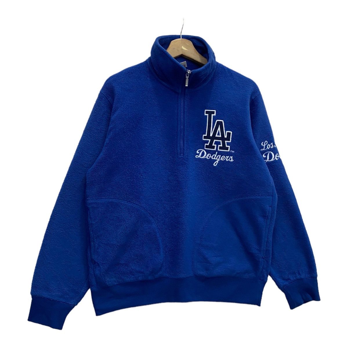 MLB VINTAGE MLB LA DODGERS FLEECE SWEATER HALF ZIP Size US M / EU 48-50 / 2 - 6 Thumbnail