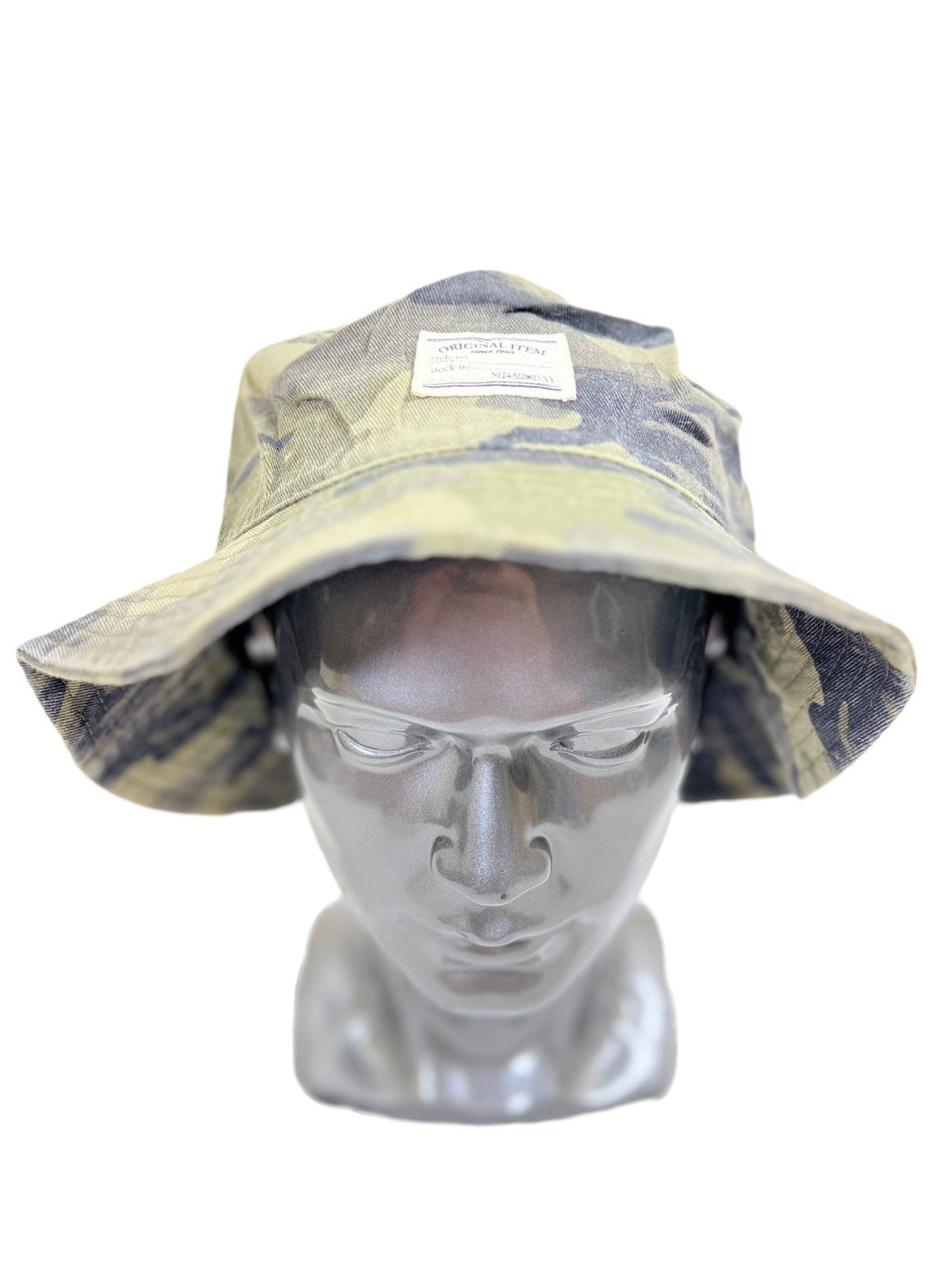 Japanese Brand 2OZ Woodland Camoflage Bucket Hat Size ONE SIZE - 2 Thumbnail