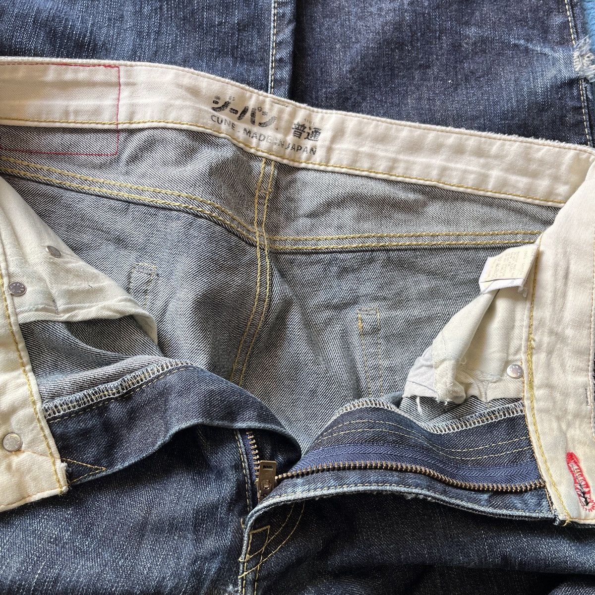 Indigo × Japanese Brand Distressed Redline Selvedge Indigo Cune Made In Japan Denim Size US 32 / EU 48 - 18 Thumbnail