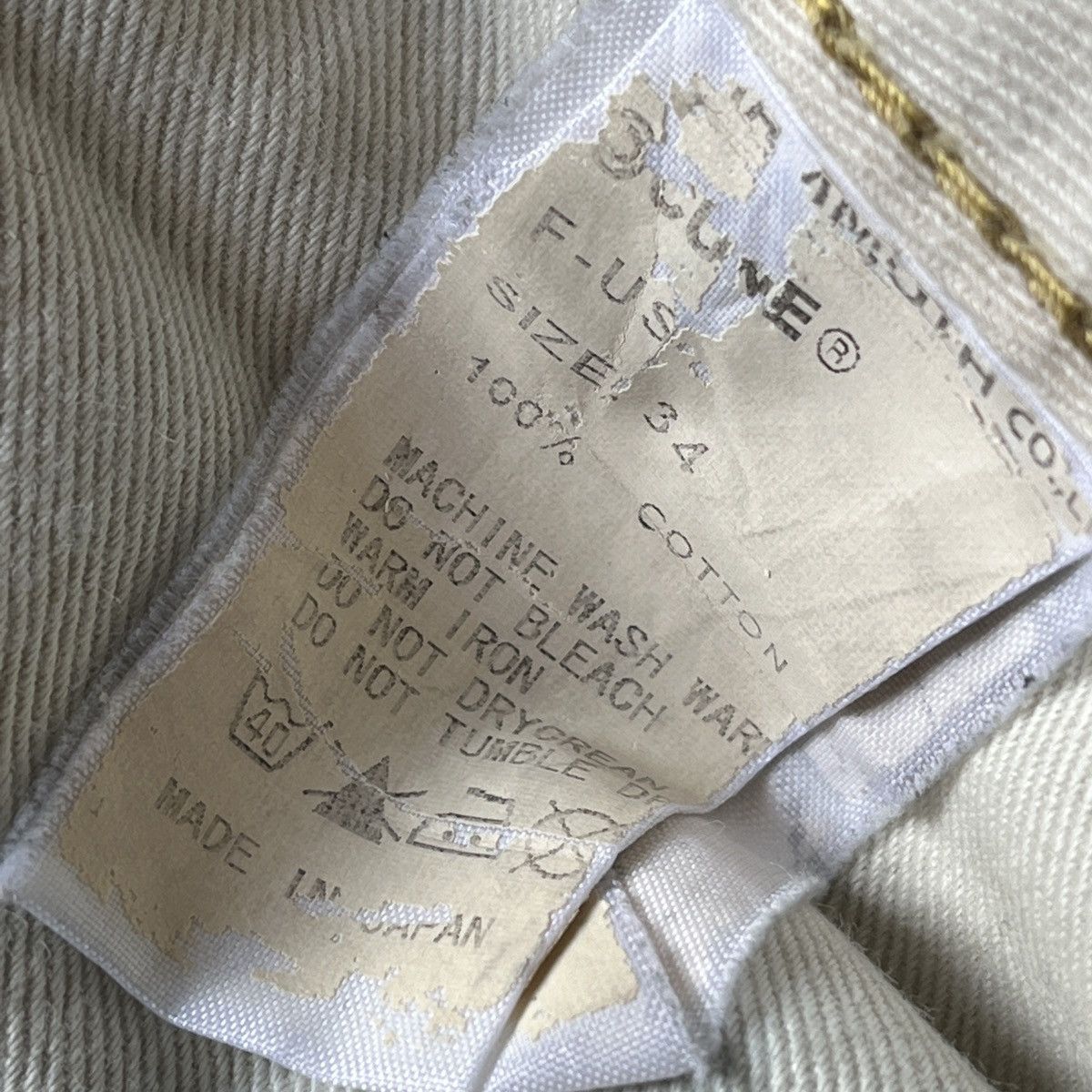 Indigo × Japanese Brand Distressed Redline Selvedge Indigo Cune Made In Japan Denim Size US 32 / EU 48 - 19 Thumbnail