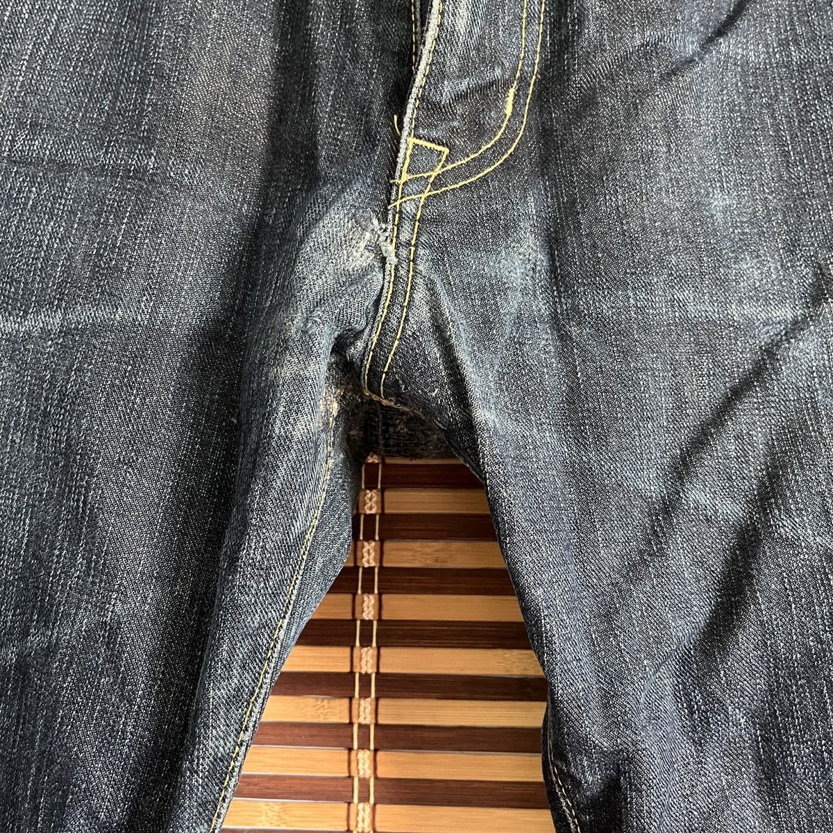 Indigo × Japanese Brand Distressed Redline Selvedge Indigo Cune Made In Japan Denim Size US 32 / EU 48 - 7 Thumbnail