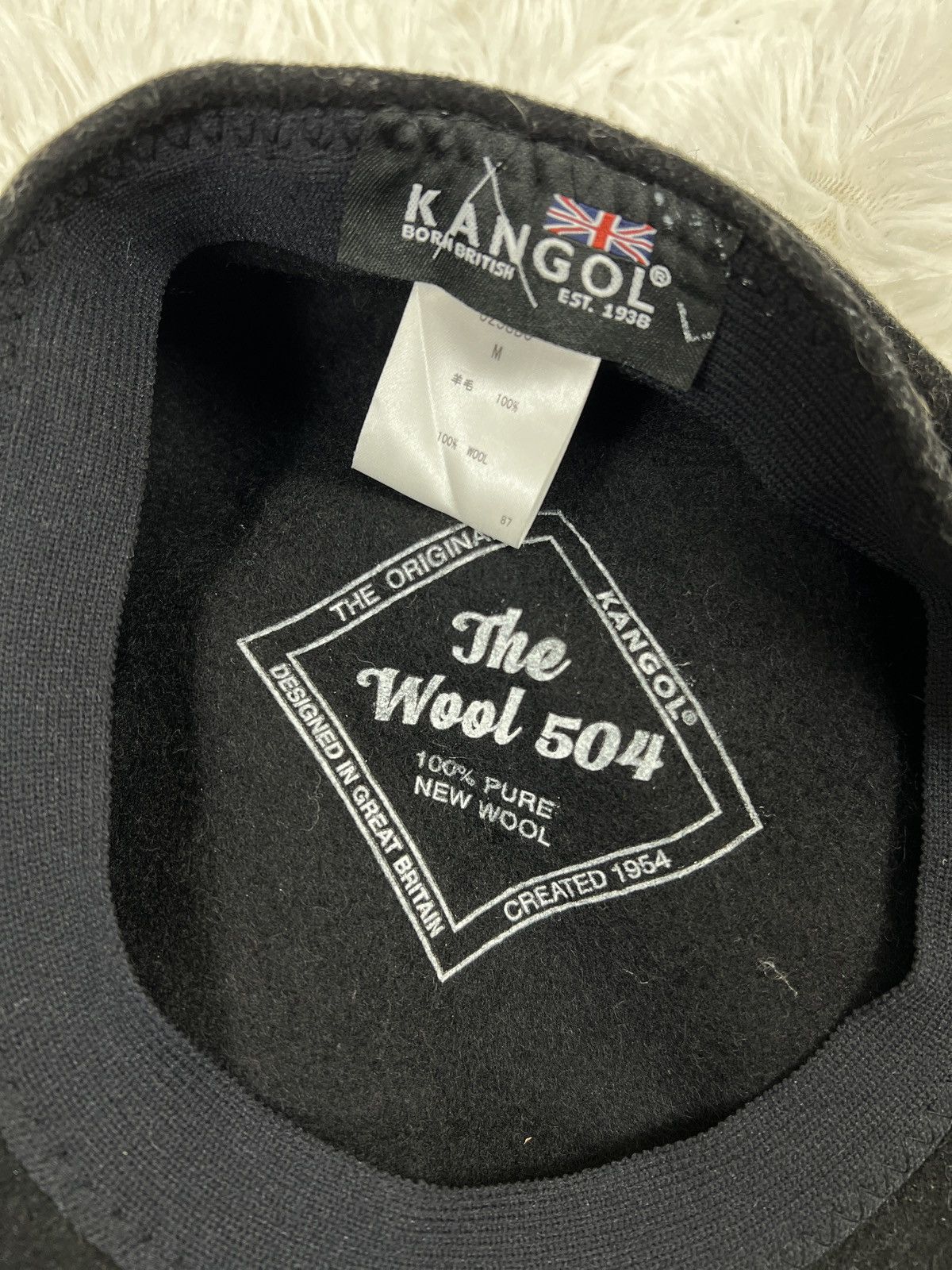 Kangol Kangol Black Wool Flat Hat Beretta Size ONE SIZE - 4 Thumbnail