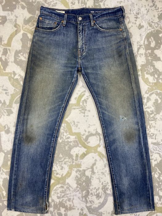 Vintage Vintage Levi's 505 Dirty Blue Jeans 34x31.5 Denim-JN2491 | Grailed