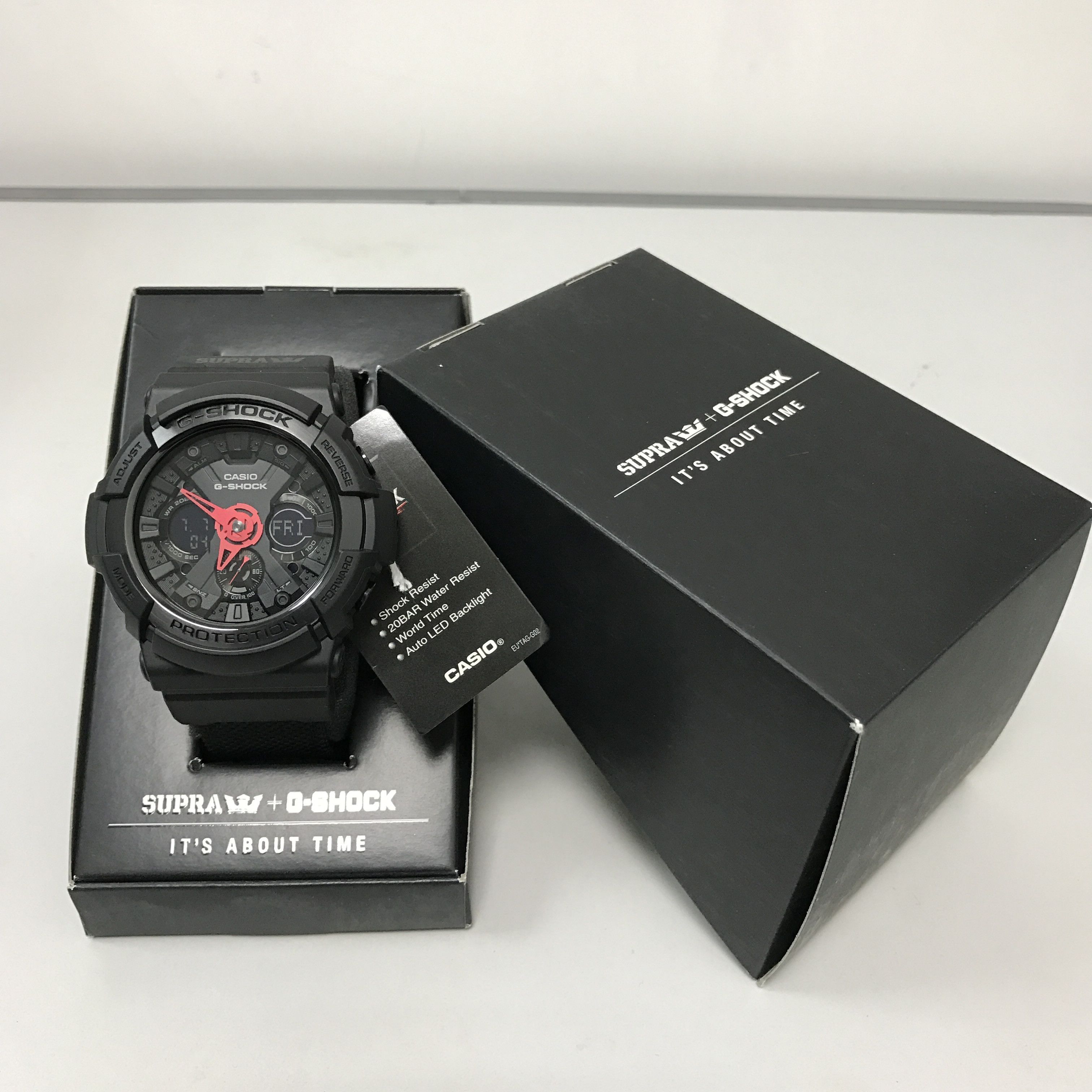 Casio G Shock Supra Casio G Shock x SUPRA 30 Anniversary Limited Edition GA 200SPR 1CR Grailed