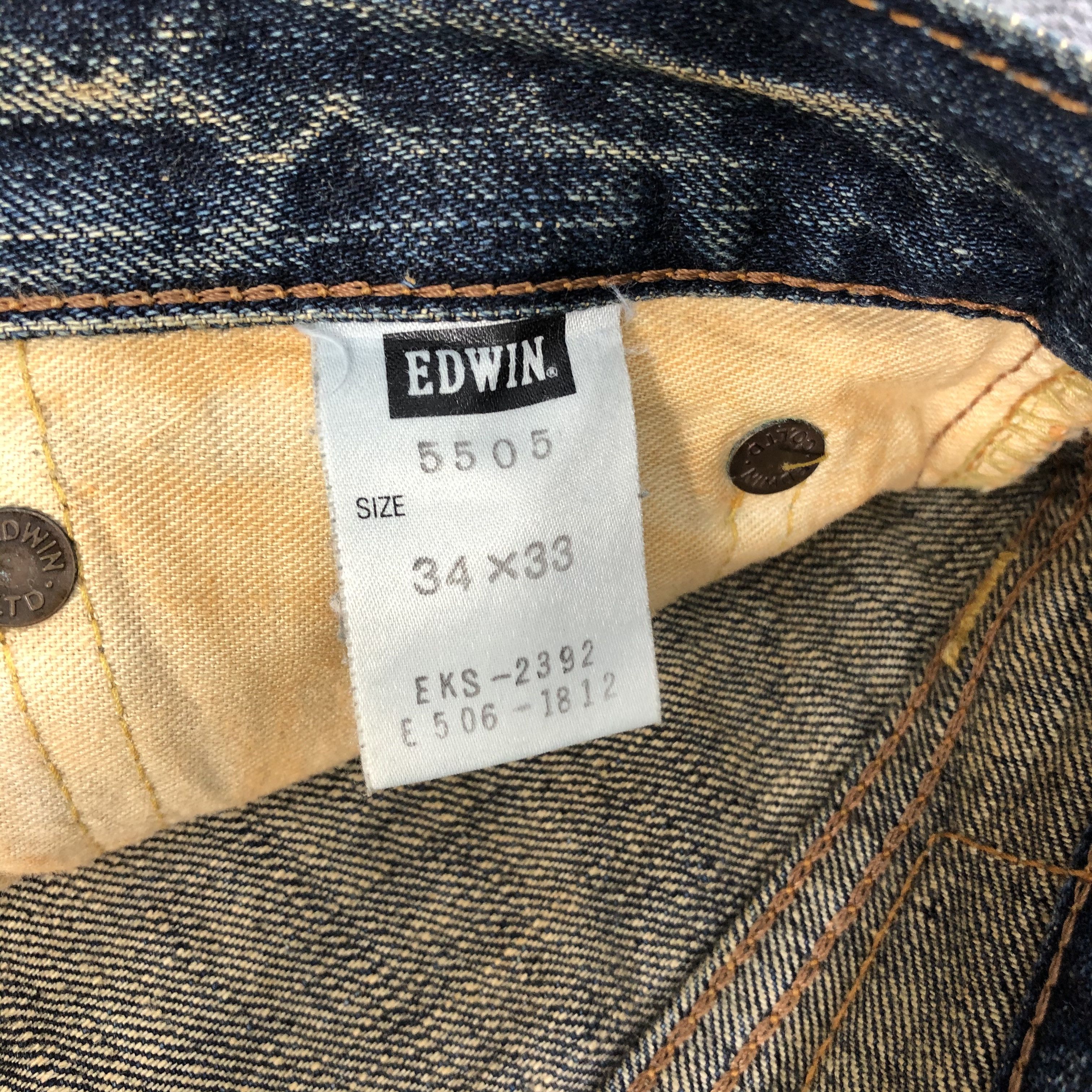Edwin × Vintage Vintage Rusty Mud Wash Edwin Redline Jeans-J1843 Size US 36 / EU 52 - 9 Thumbnail