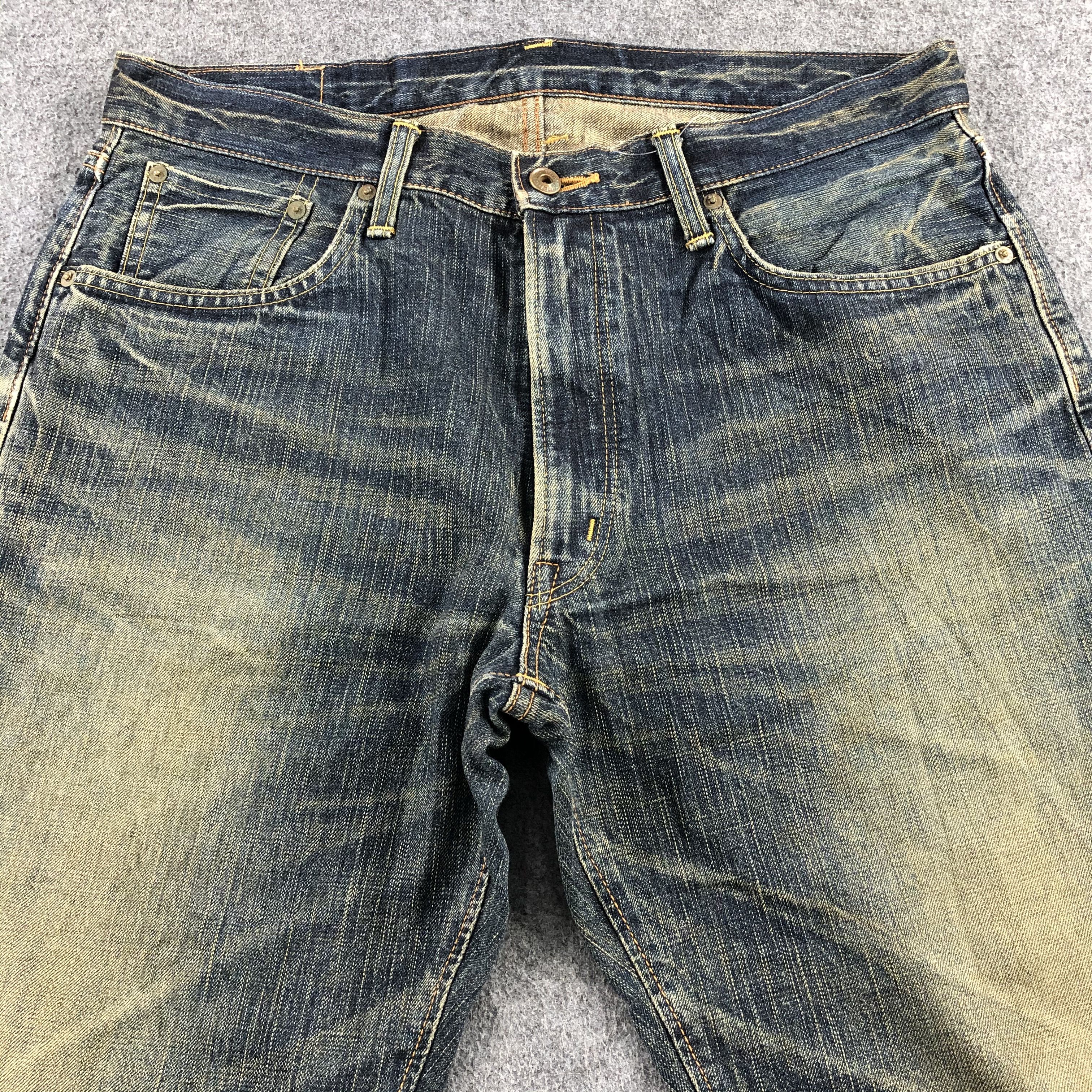 Edwin × Vintage Vintage Rusty Mud Wash Edwin Redline Jeans-J1843 Size US 36 / EU 52 - 3 Thumbnail