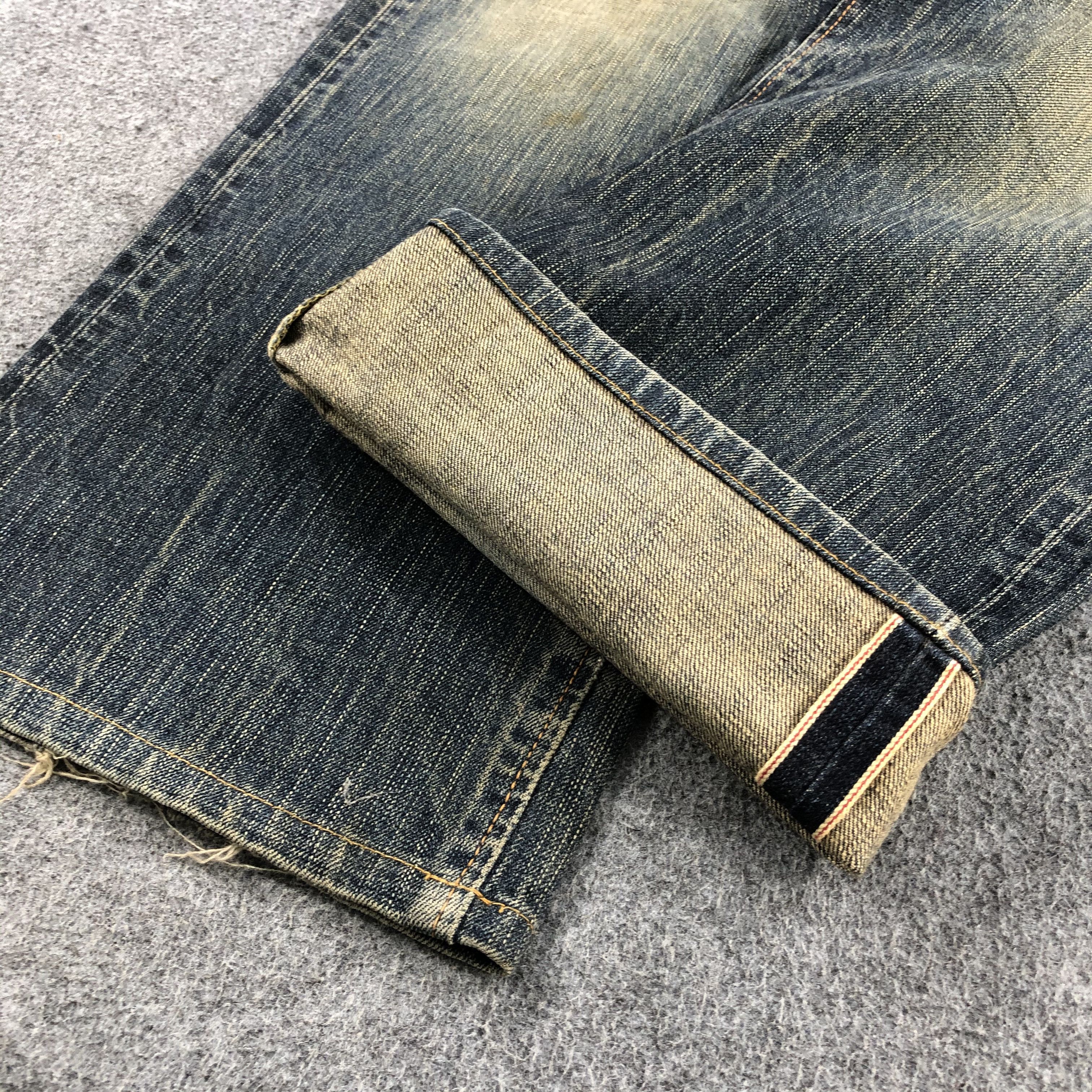 Edwin × Vintage Vintage Rusty Mud Wash Edwin Redline Jeans-J1843 Size US 36 / EU 52 - 7 Thumbnail