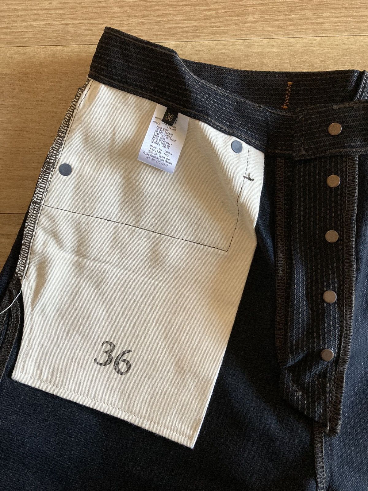 Kapital × Kapital Kountry KAPITAL Century Monkey Cisco “Mud dye” Denim No.9+S Size US 36 / EU 52 - 16 Thumbnail