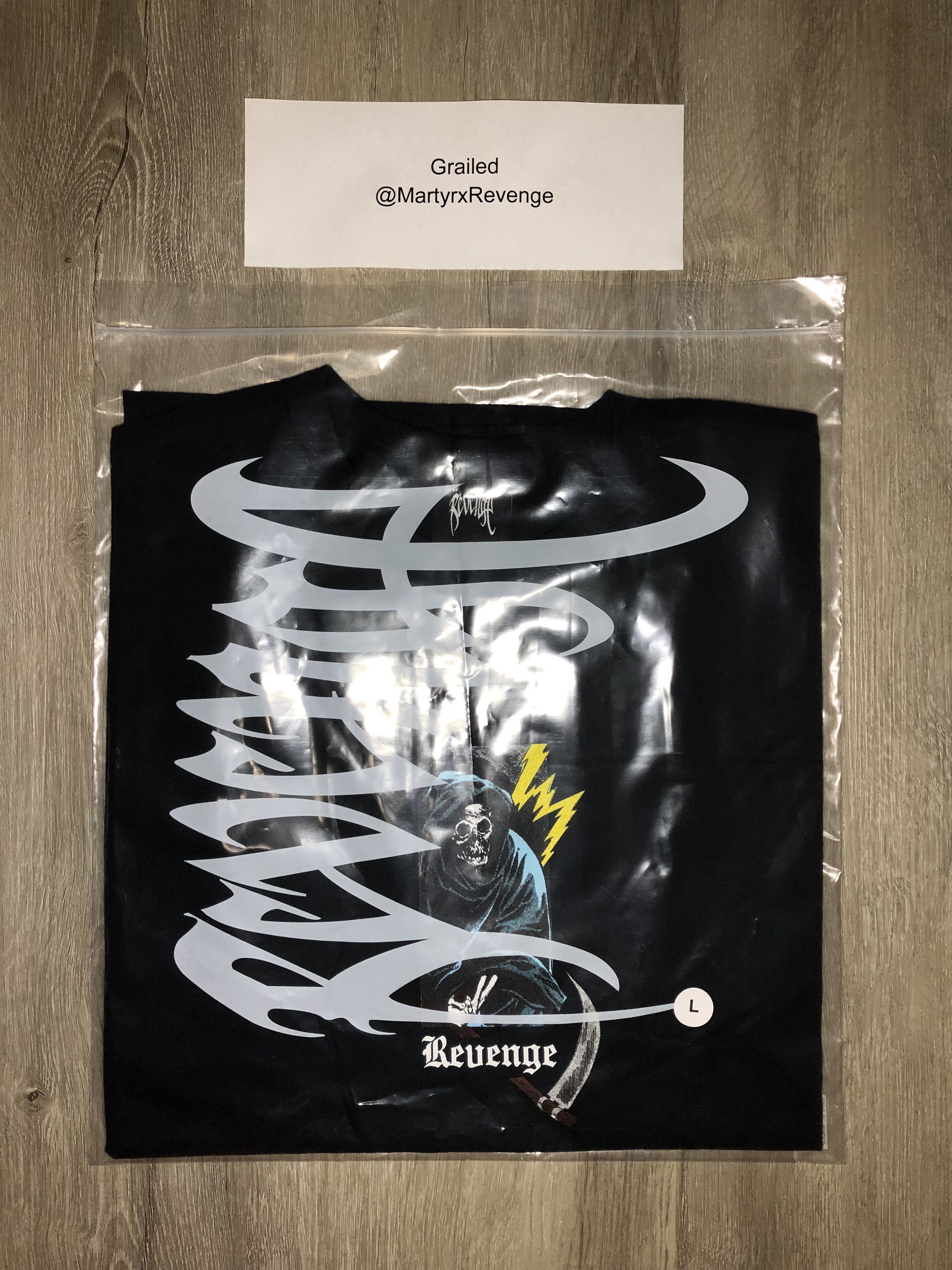 Revenge Revenge Reaper T-Shirt Black (DS) Size US L / EU 52-54 / 3 - 8 Thumbnail