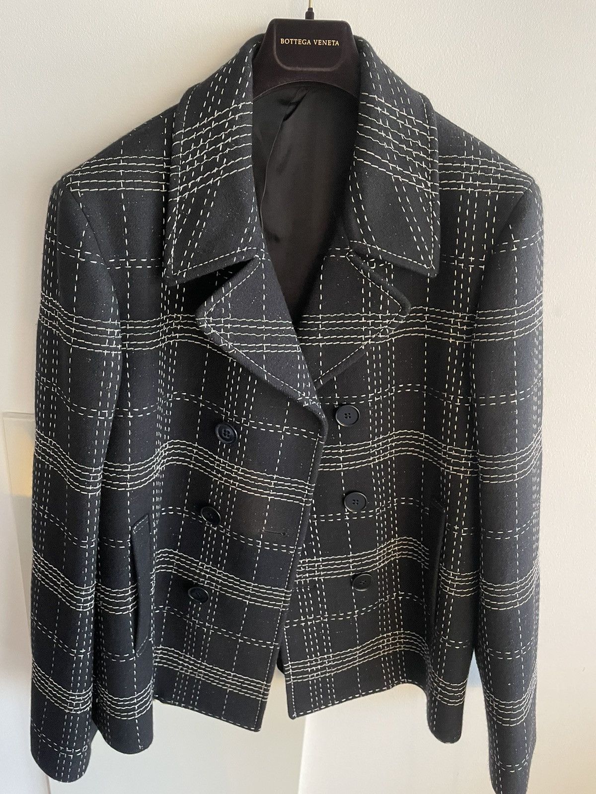 Bottega Veneta $8,500 New Hand Made Bottega Super Runway Double Breast Coat Size US XL / EU 56 / 4 - 11 Thumbnail