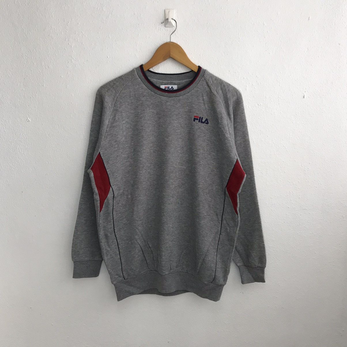 Fila Sweatshirt Embroidery Spellout Logo
