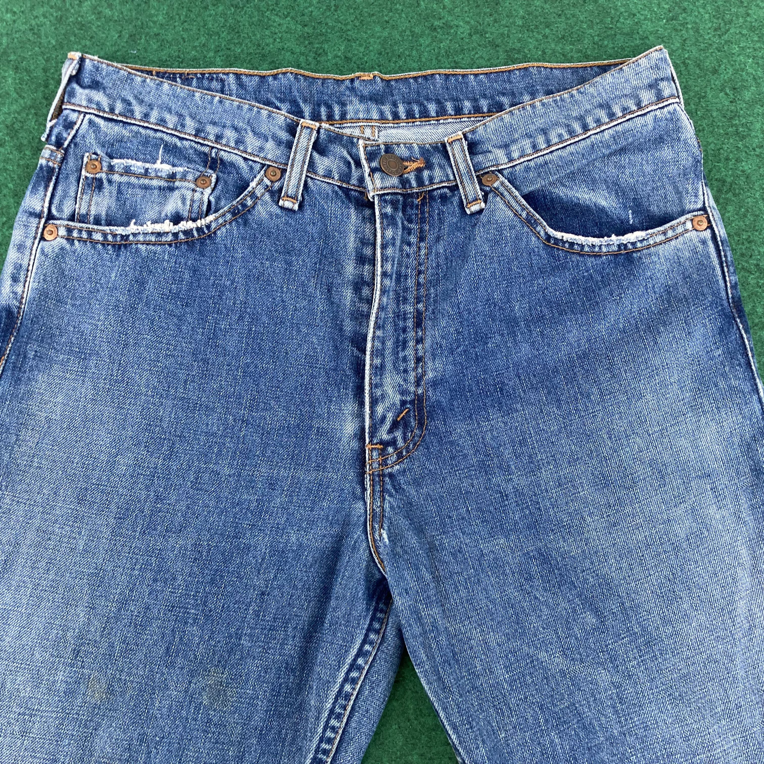 Levi's × Vintage Vtg Levis 517 Denim 90s Bootcut 32 Flared Punk Style Jean Size US 32 / EU 48 - 3 Thumbnail