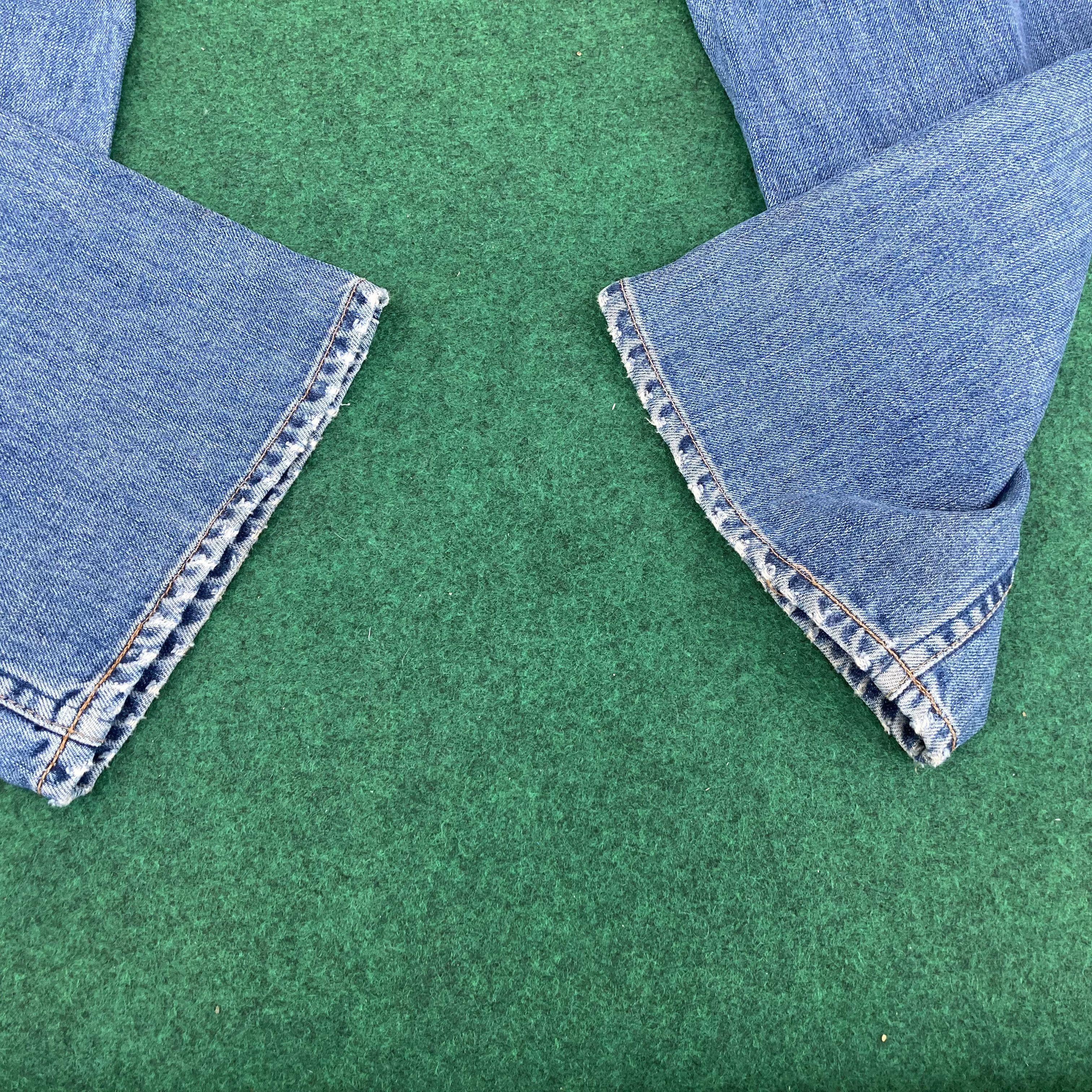 Levi's × Vintage Vtg Levis 517 Denim 90s Bootcut 32 Flared Punk Style Jean Size US 32 / EU 48 - 6 Thumbnail