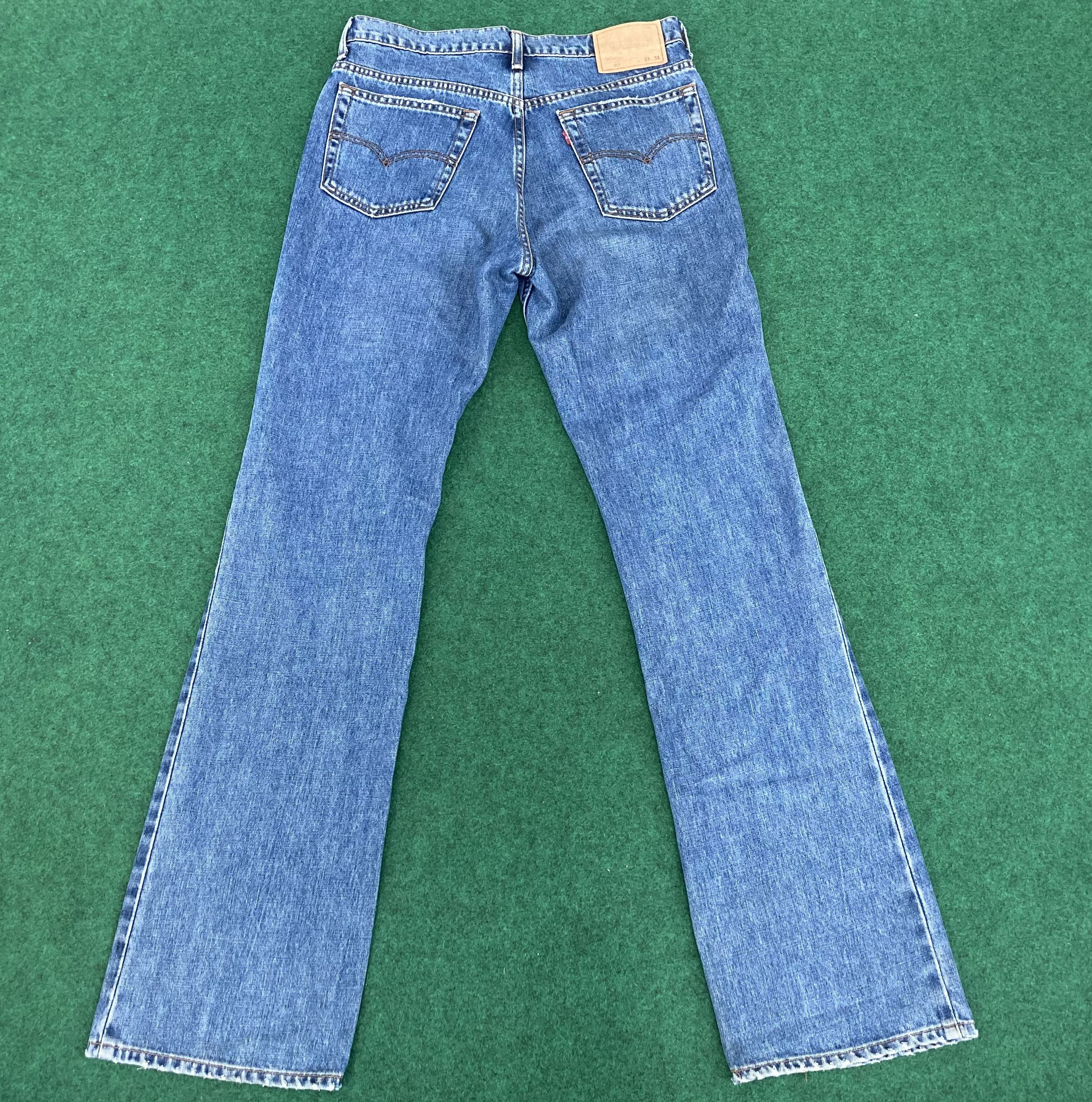 Levi's × Vintage Vtg Levis 517 Denim 90s Bootcut 32 Flared Punk Style Jean Size US 32 / EU 48 - 7 Thumbnail