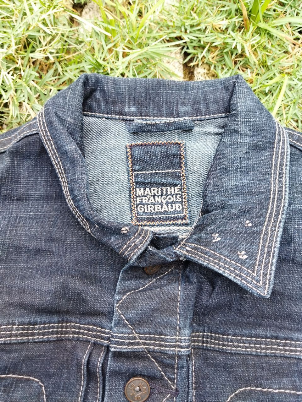 Marithe + Francois Girbaud Japanese Marithe Francois Girbaud Denim Jacket Size S / US 4 / IT 40 - 6 Thumbnail