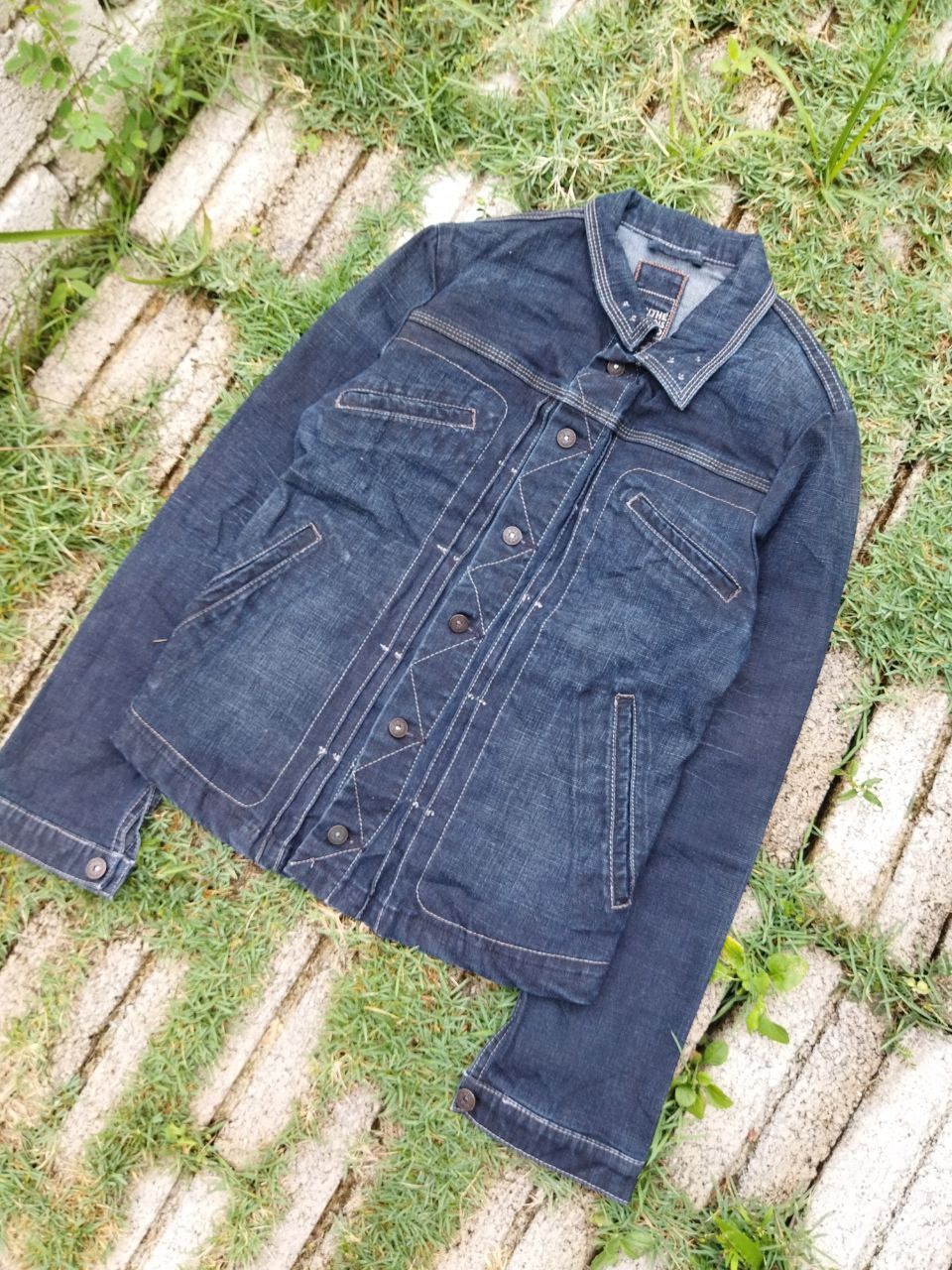 Marithe + Francois Girbaud Japanese Marithe Francois Girbaud Denim Jacket Size S / US 4 / IT 40 - 2 Thumbnail