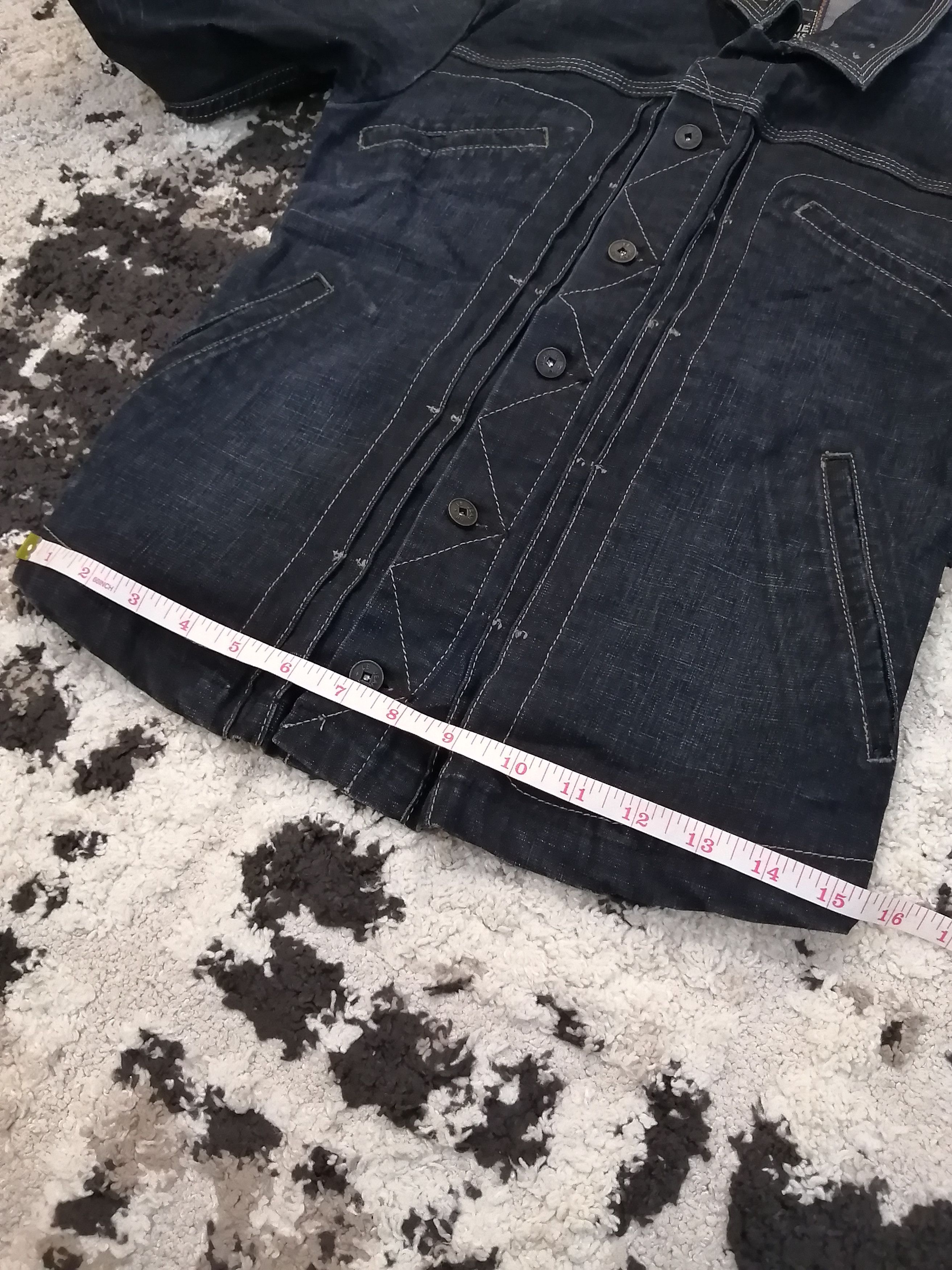 Marithe + Francois Girbaud Japanese Marithe Francois Girbaud Denim Jacket Size S / US 4 / IT 40 - 10 Thumbnail