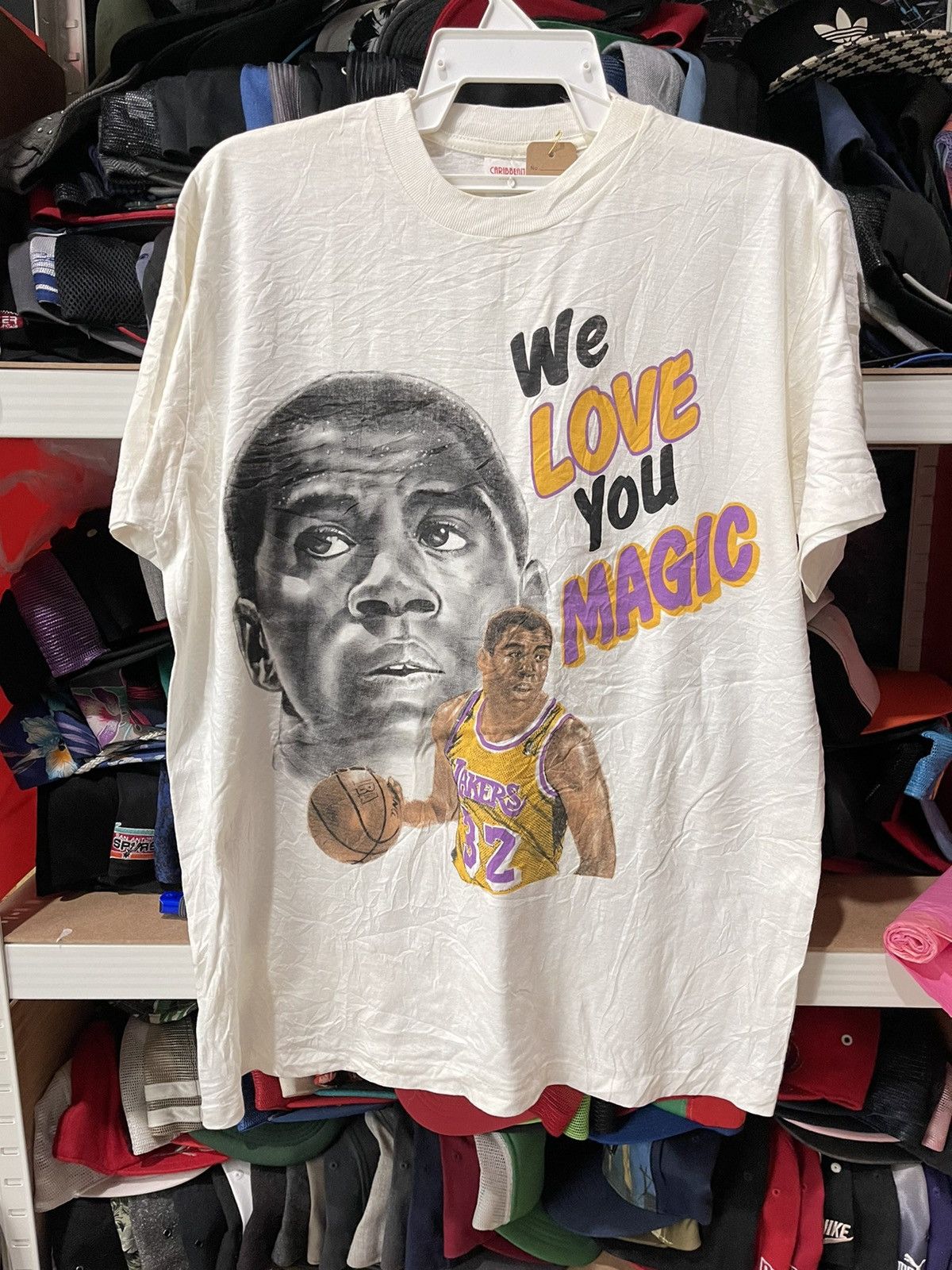 Vintage Magic Johnson NBA Lakers Rare