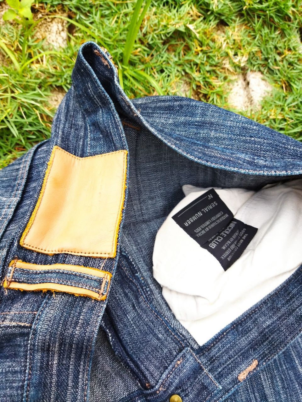 Nicole Club Japanese Nicole Club For Men Leather+Denim Jeans Size US 32 / EU 48 - 7 Thumbnail