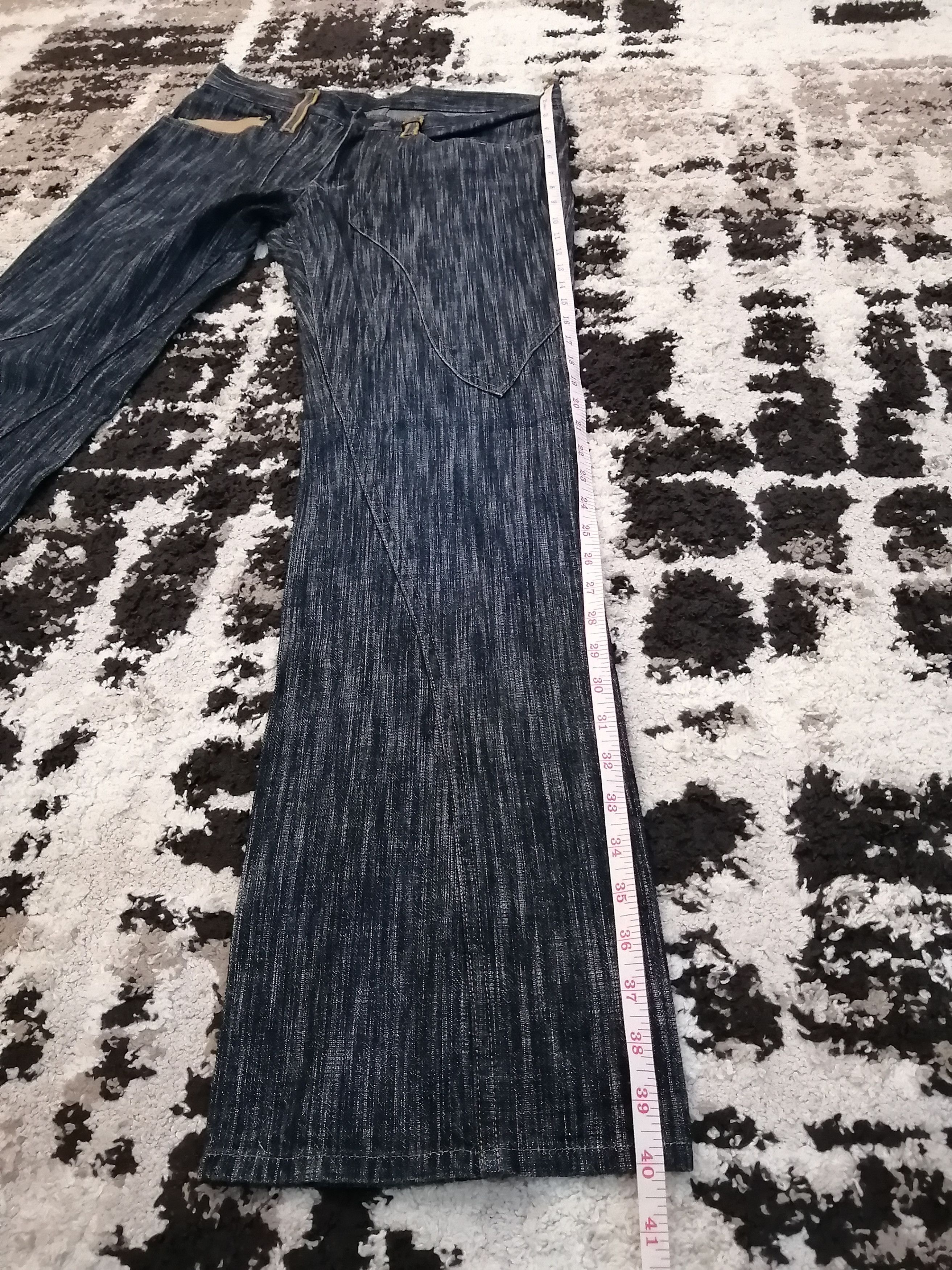 Nicole Club Japanese Nicole Club For Men Leather+Denim Jeans Size US 32 / EU 48 - 17 Thumbnail