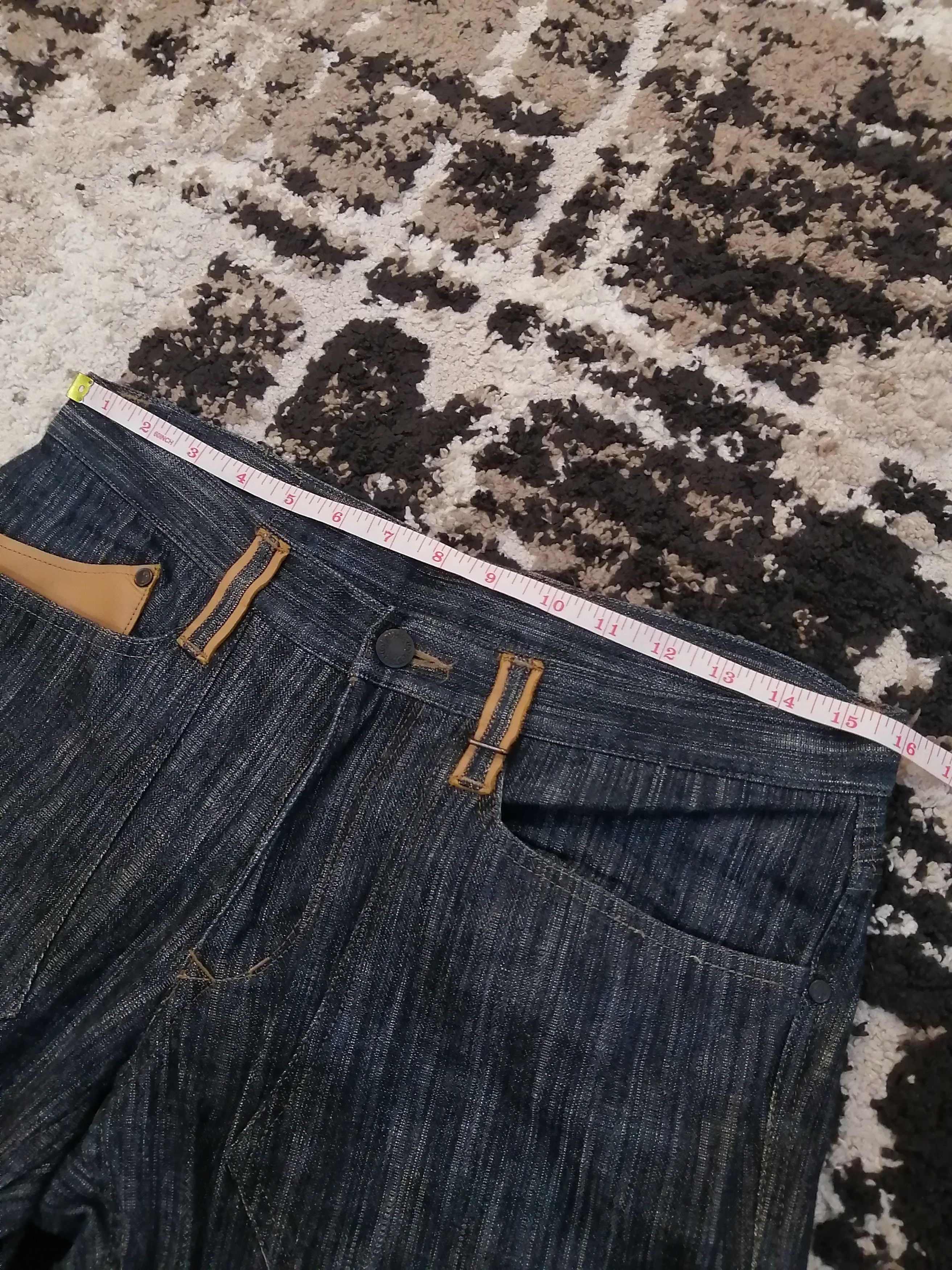 Nicole Club Japanese Nicole Club For Men Leather+Denim Jeans Size US 32 / EU 48 - 19 Thumbnail