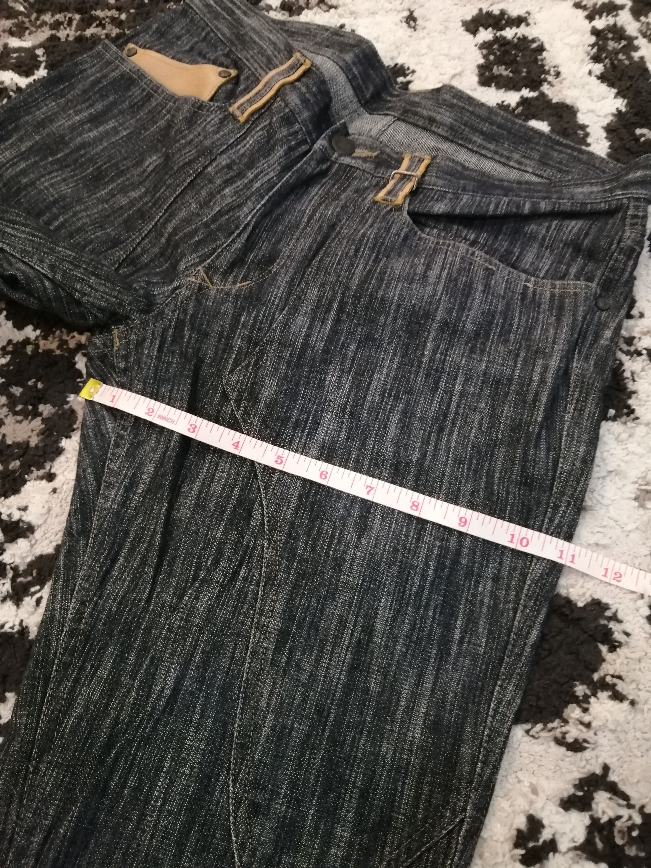 Nicole Club Japanese Nicole Club For Men Leather+Denim Jeans Size US 32 / EU 48 - 14 Thumbnail
