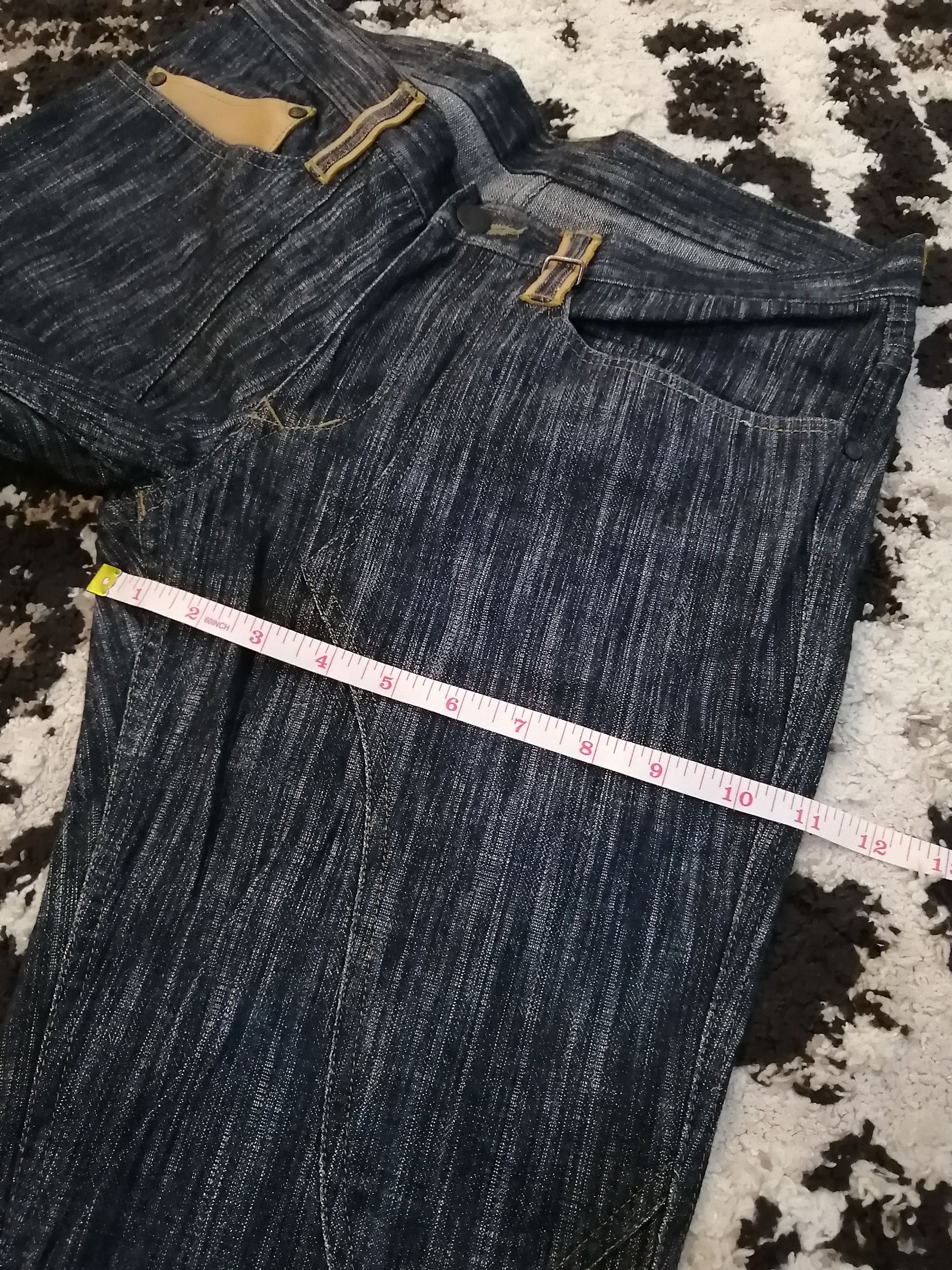 Nicole Club Japanese Nicole Club For Men Leather+Denim Jeans Size US 32 / EU 48 - 13 Thumbnail