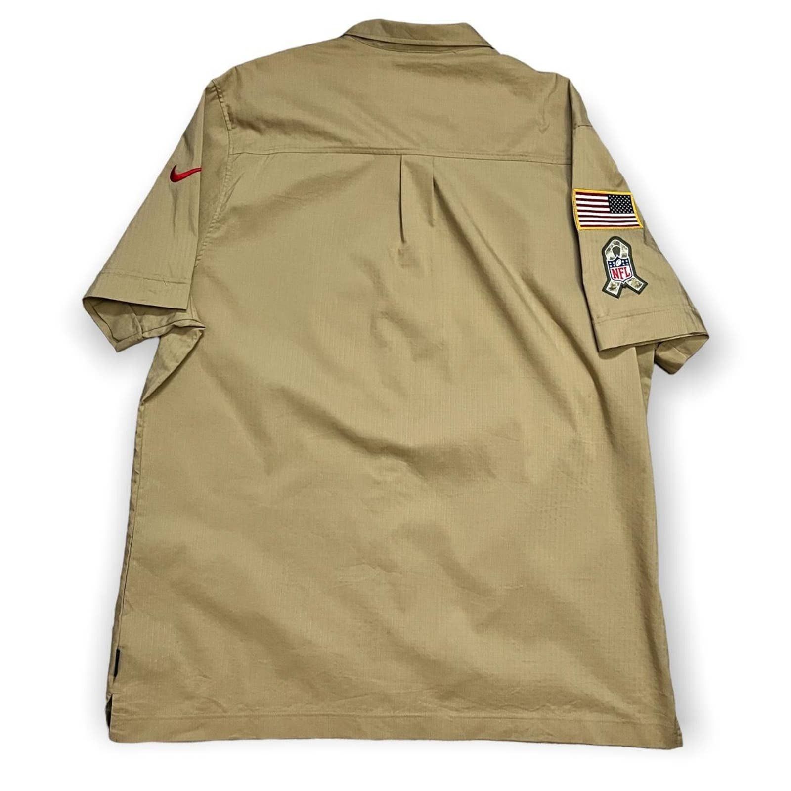 NFL Nike New England Patriots NFL Army Military Football Shirt Size US XL / EU 56 / 4 - 4 Thumbnail