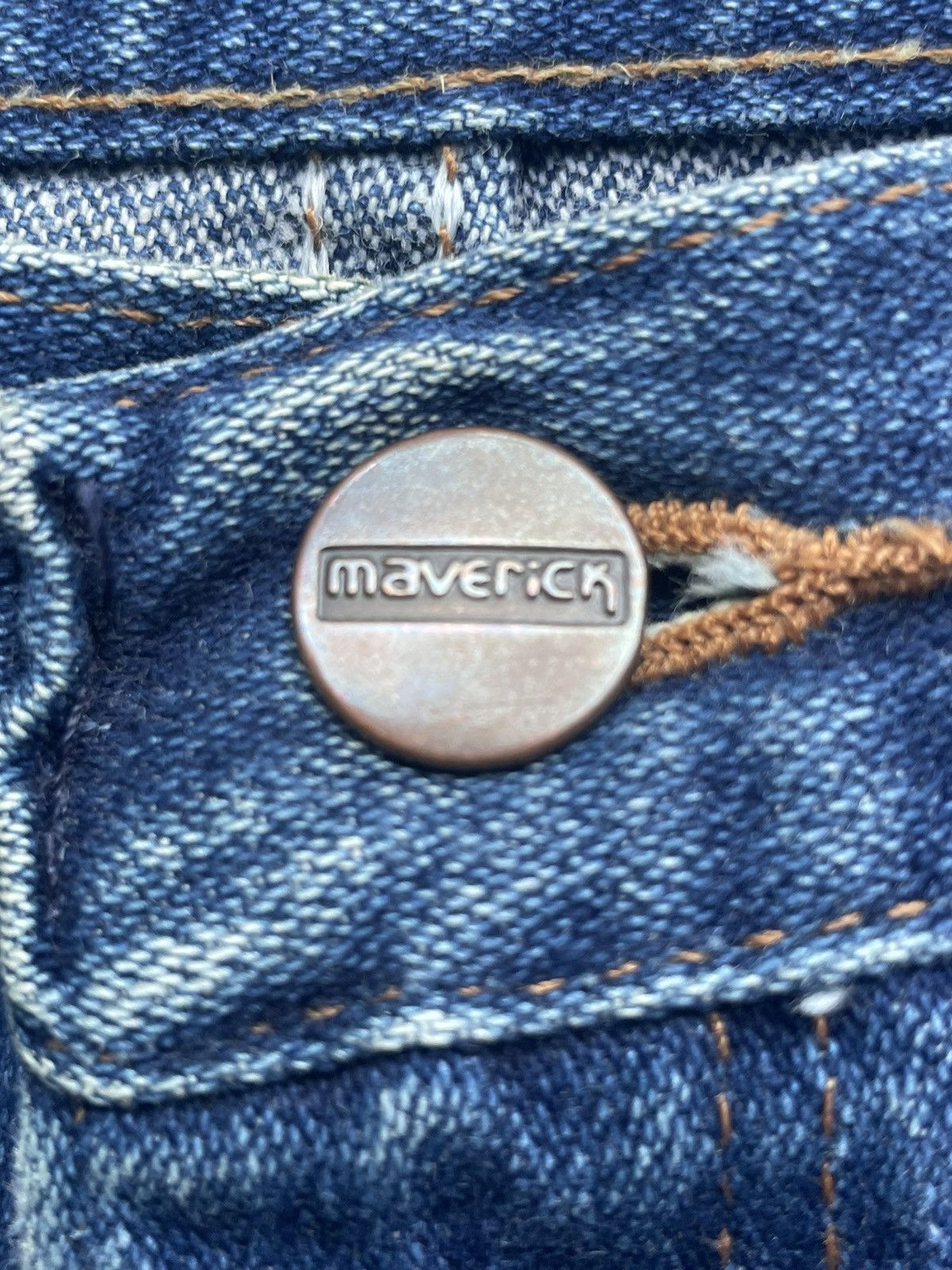 Wrangler Vintage Maverick Blue Bell Denim Size US 30 / EU 46 - 14 Thumbnail