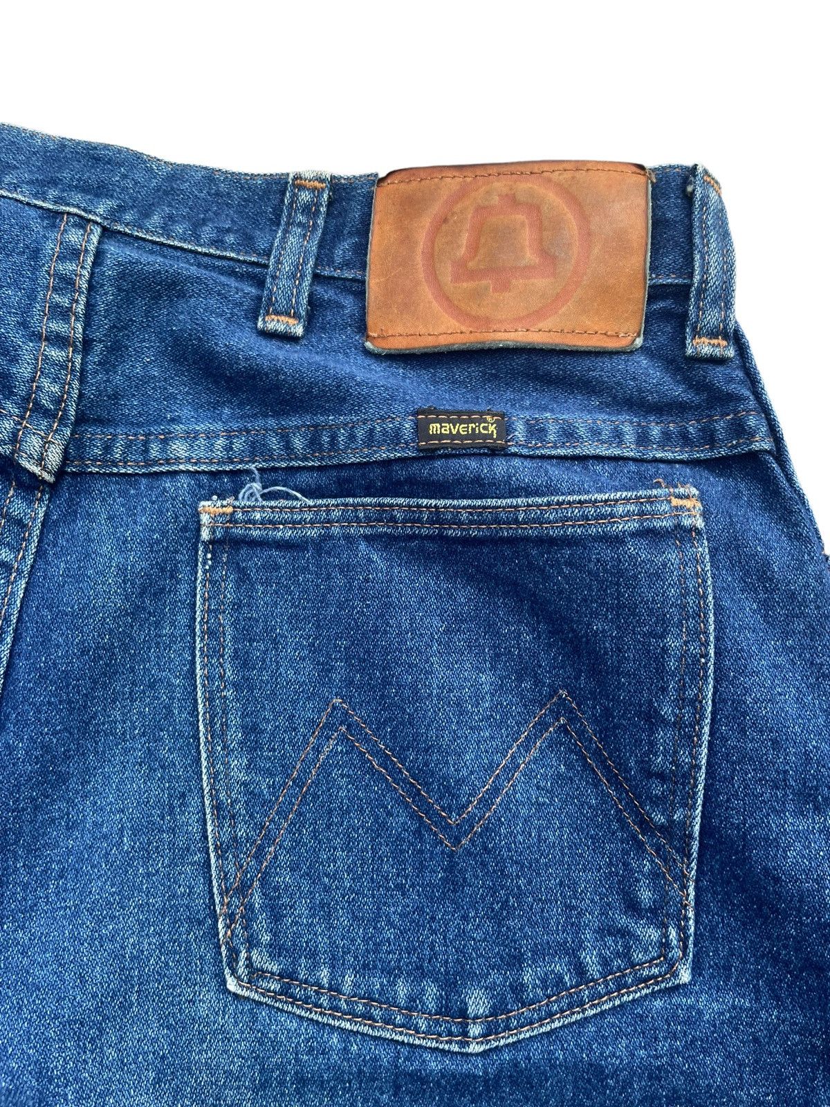 Wrangler Vintage Maverick Blue Bell Denim Size US 30 / EU 46 - 9 Thumbnail