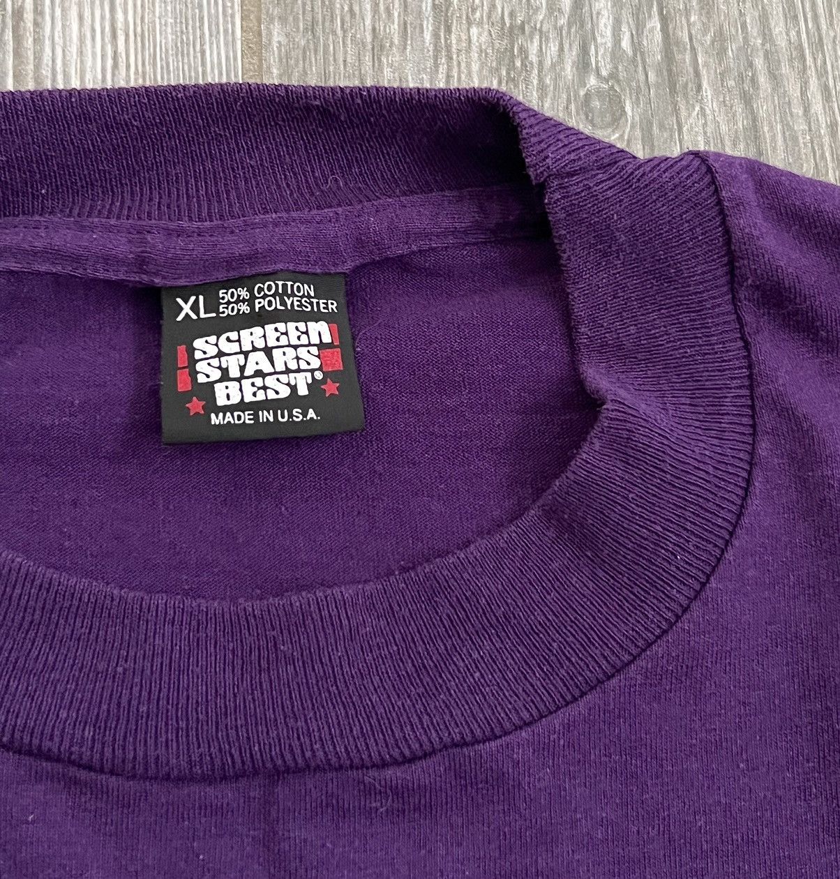 Vintage 1994 Single Stitch Child Of The Light Purple Vintage Tee Size US XL / EU 56 / 4 - 4 Thumbnail