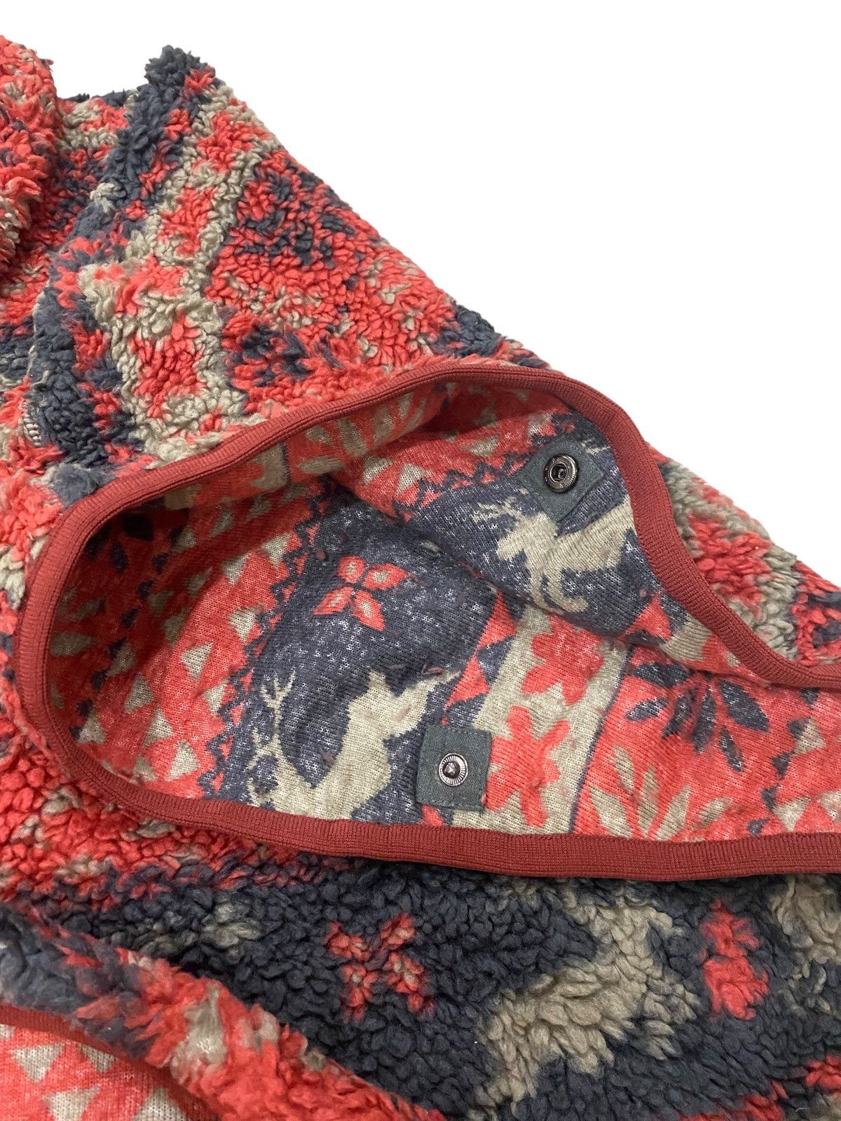 Native 🌟 MANASTASH DEER PRINTS WOOL PONCHOS HOODIE Size US M / EU 48-50 / 2 - 13 Thumbnail