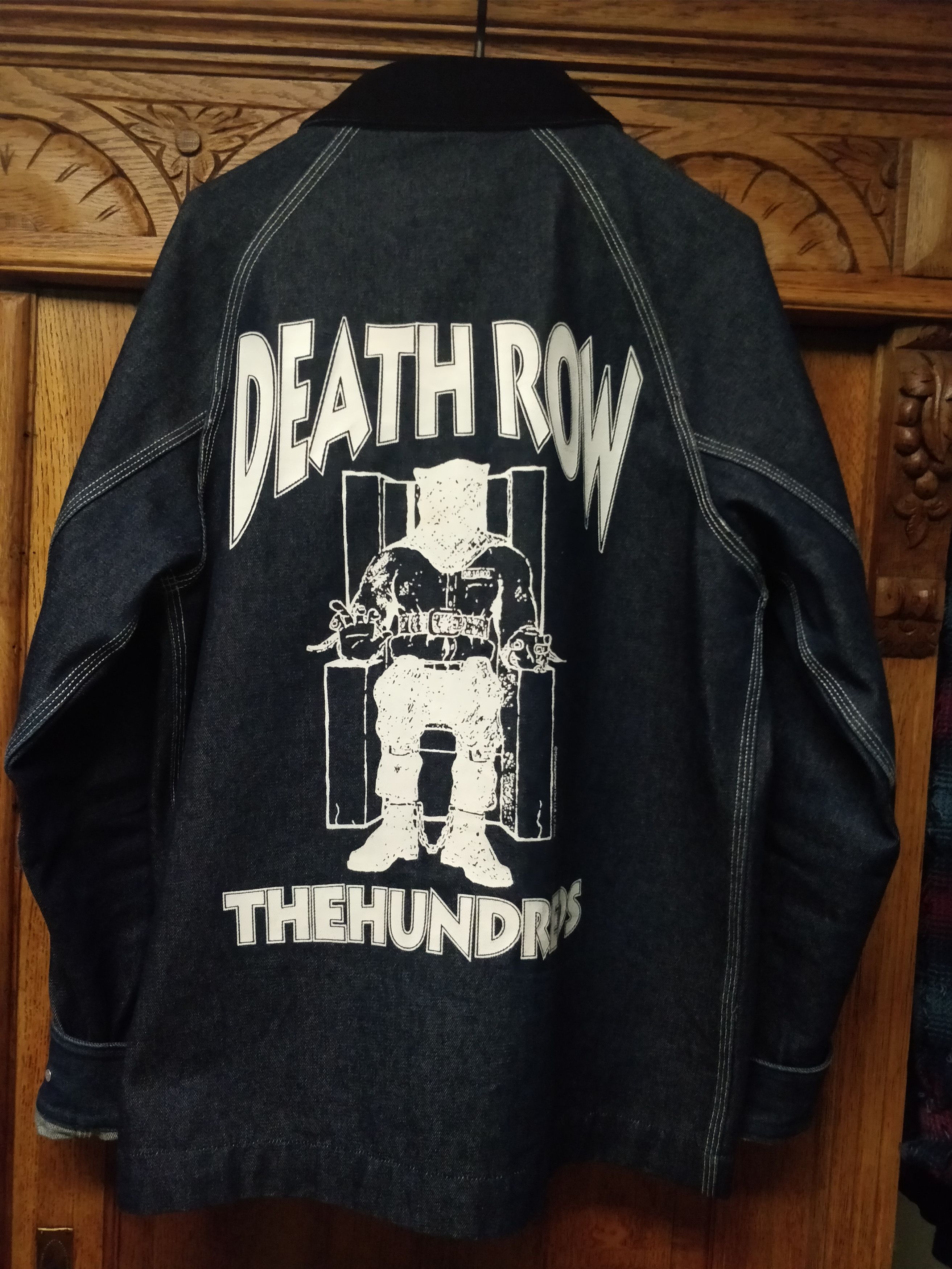 Death Row Records The Hundreds Death Row X The Hundreds Denim jacket Grailed