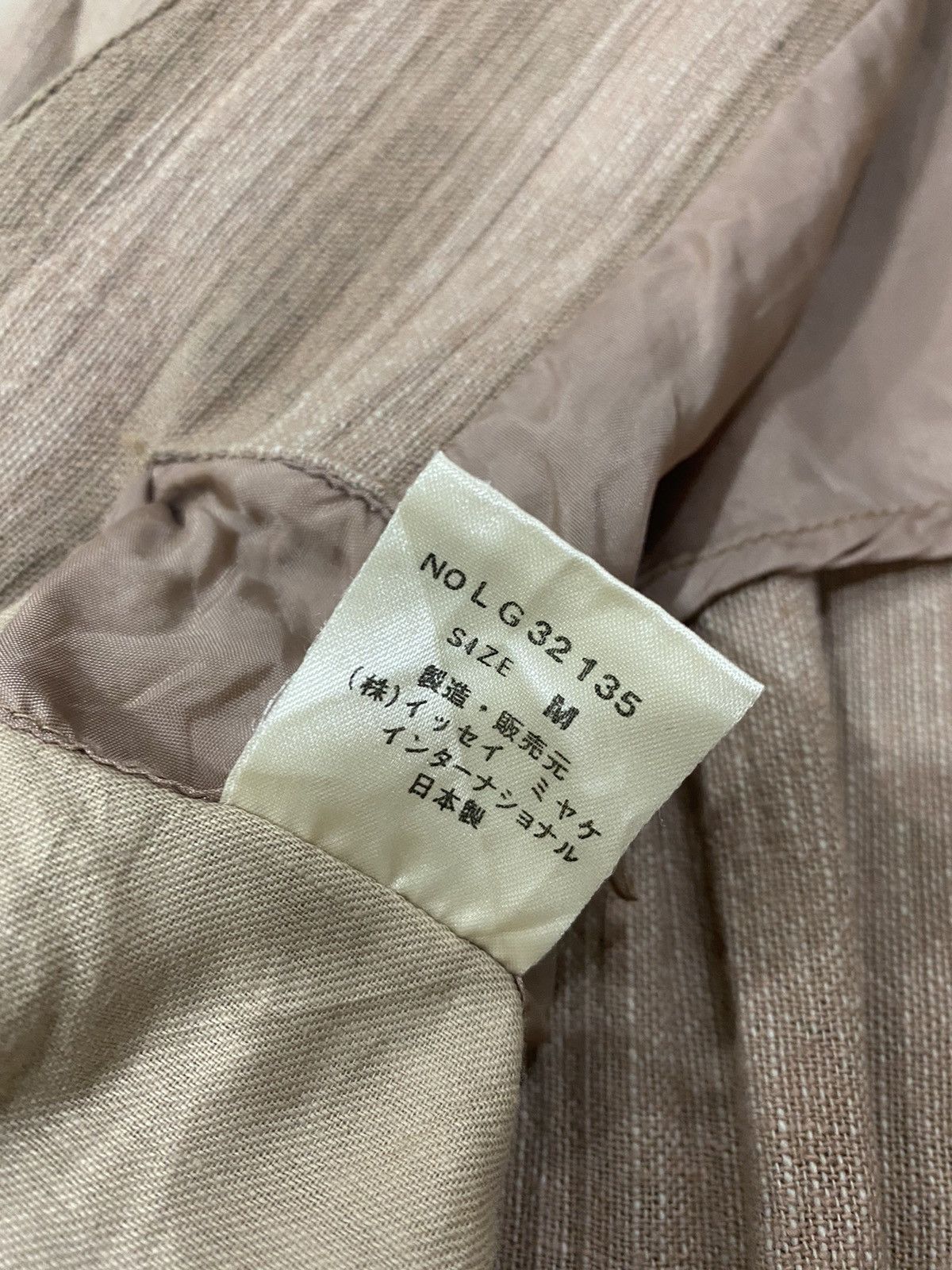 Issey Miyake ICONIC🔥80’s ISSEY MIYAKE MEN STRIPES SINGLE BUTTON JACKET Size US M / EU 48-50 / 2 - 12 Thumbnail