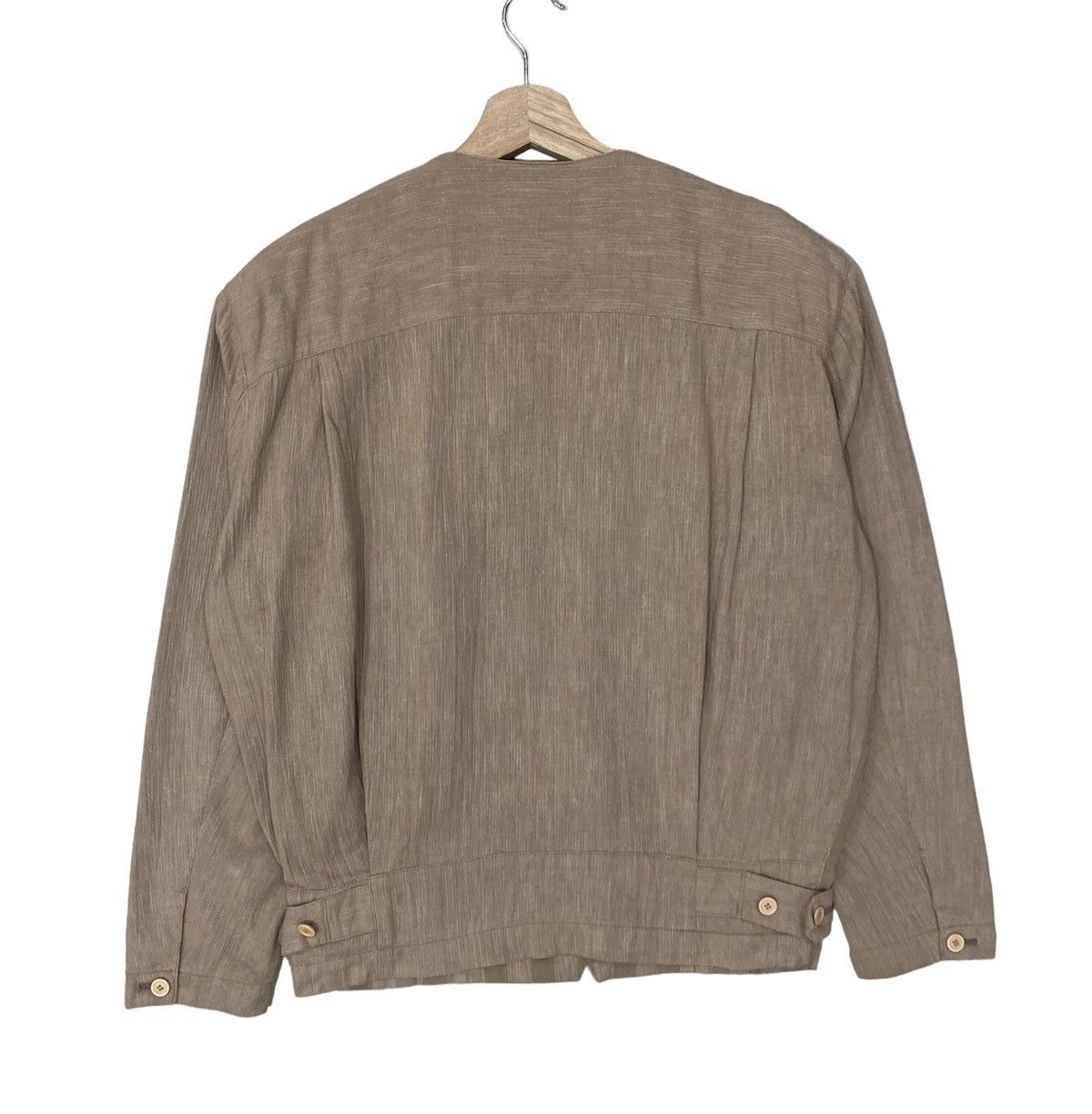 Issey Miyake ICONIC🔥80’s ISSEY MIYAKE MEN STRIPES SINGLE BUTTON JACKET Size US M / EU 48-50 / 2 - 6 Thumbnail