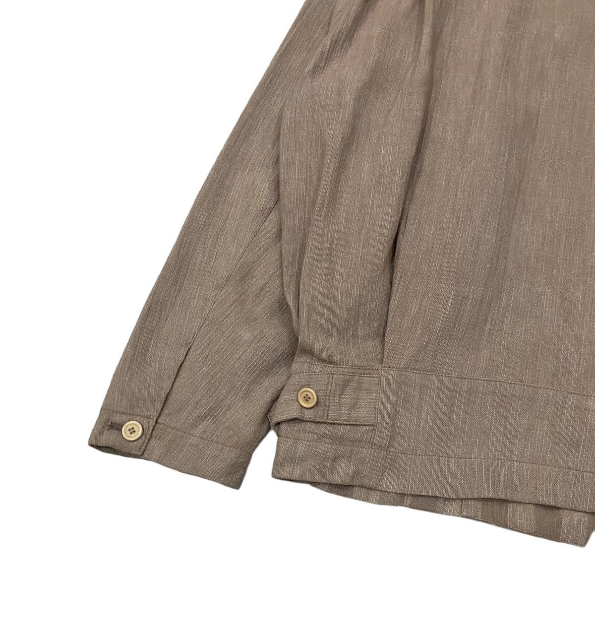 Issey Miyake ICONIC🔥80’s ISSEY MIYAKE MEN STRIPES SINGLE BUTTON JACKET Size US M / EU 48-50 / 2 - 10 Thumbnail