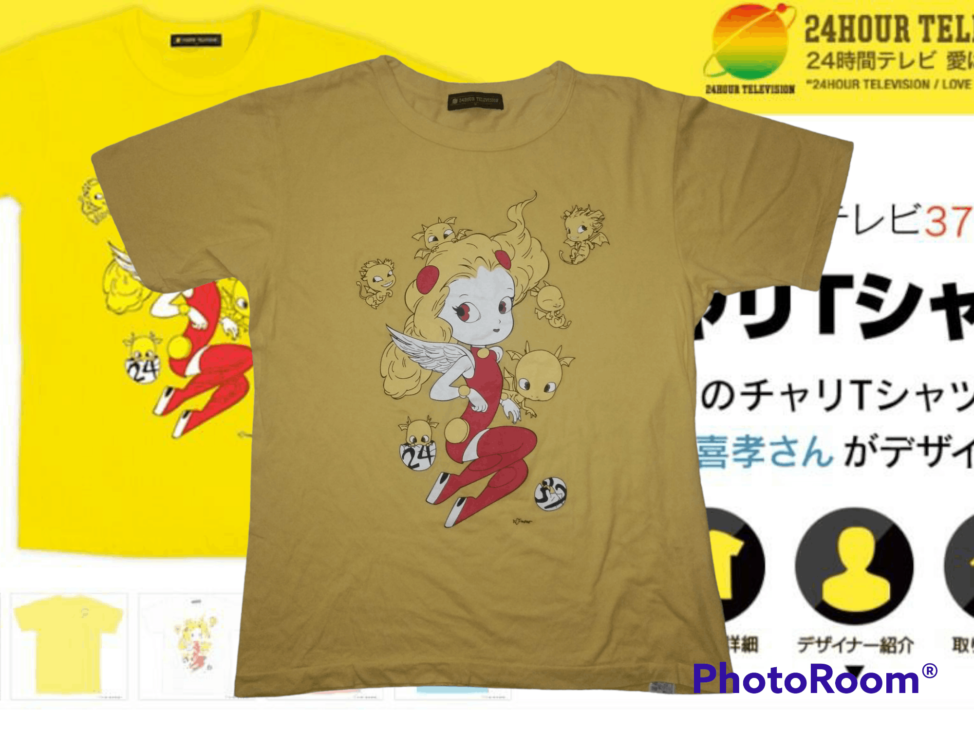 Japanese Brand VTG 2000s 24h TV x Yoshitaka Amano tshirt artist angel cupid Size US M / EU 48-50 / 2 - 1 Thumbnail