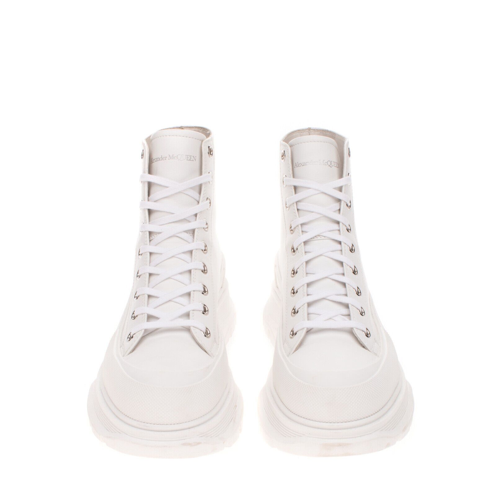 Alexander McQueen ALEXANDER McQUEEN TREAD SLICK Leather Combat Boots Size US 11 / EU 44 - 1 Thumbnail