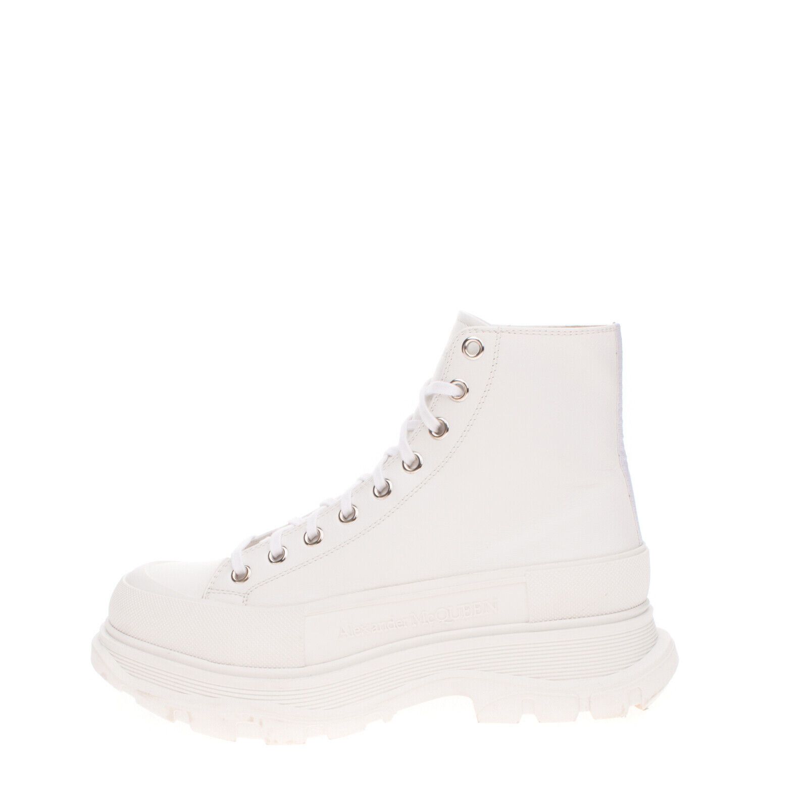 Alexander McQueen ALEXANDER McQUEEN TREAD SLICK Leather Combat Boots Size US 11 / EU 44 - 2 Thumbnail