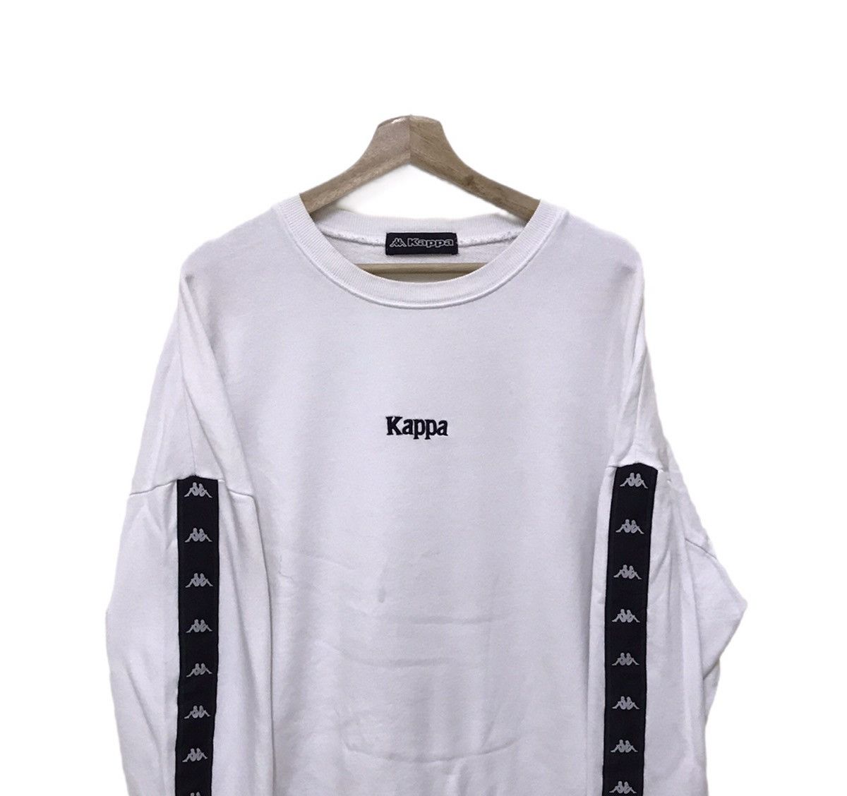 Kappa Kappa Side Tape Sweatshirt Oversize Grailed