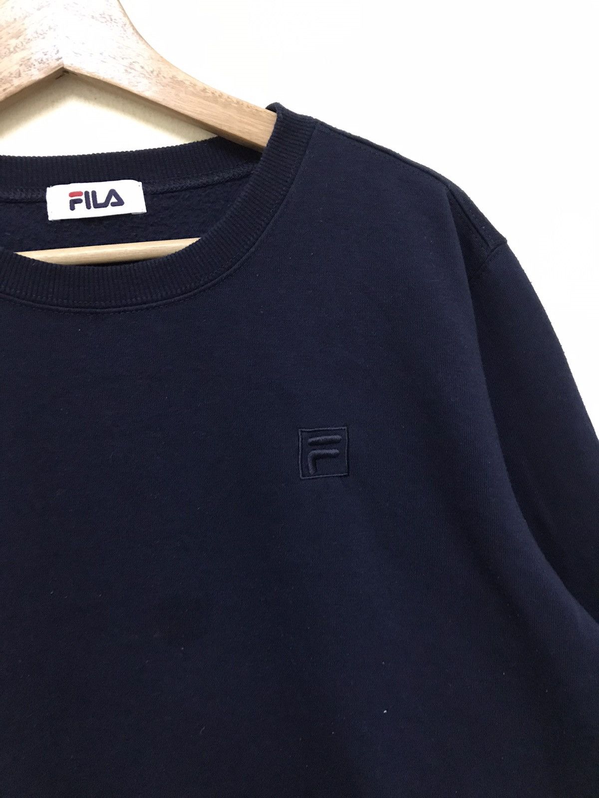 Fila Vintage Fila Streetwear Plain Sweatshirt Size US M / EU 48-50 / 2 - 2 Thumbnail