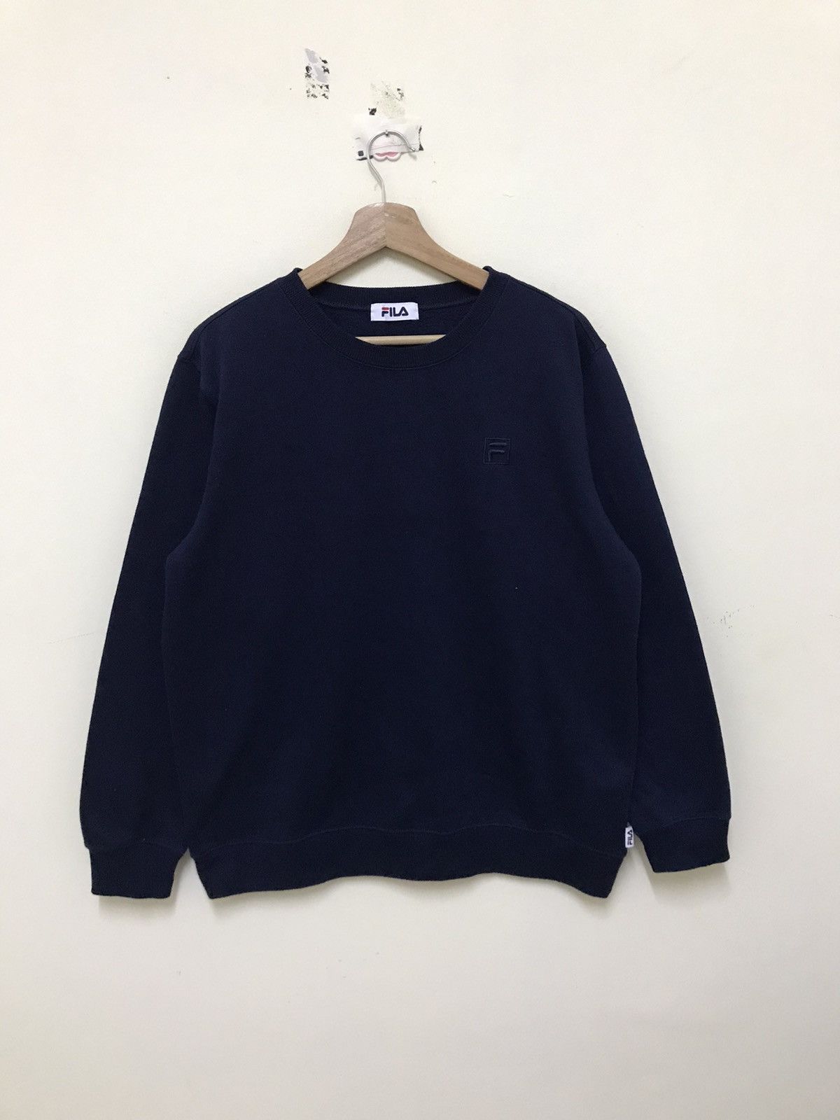 Fila Vintage Fila Streetwear Plain Sweatshirt Size US M / EU 48-50 / 2 - 4 Thumbnail